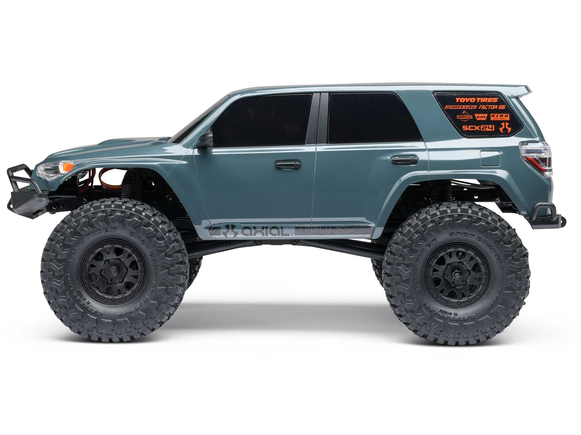 Axial 1/24 SCX24 Toyota 4Runner 4x4 RTR Brushed Rock Crawler - Grey-4