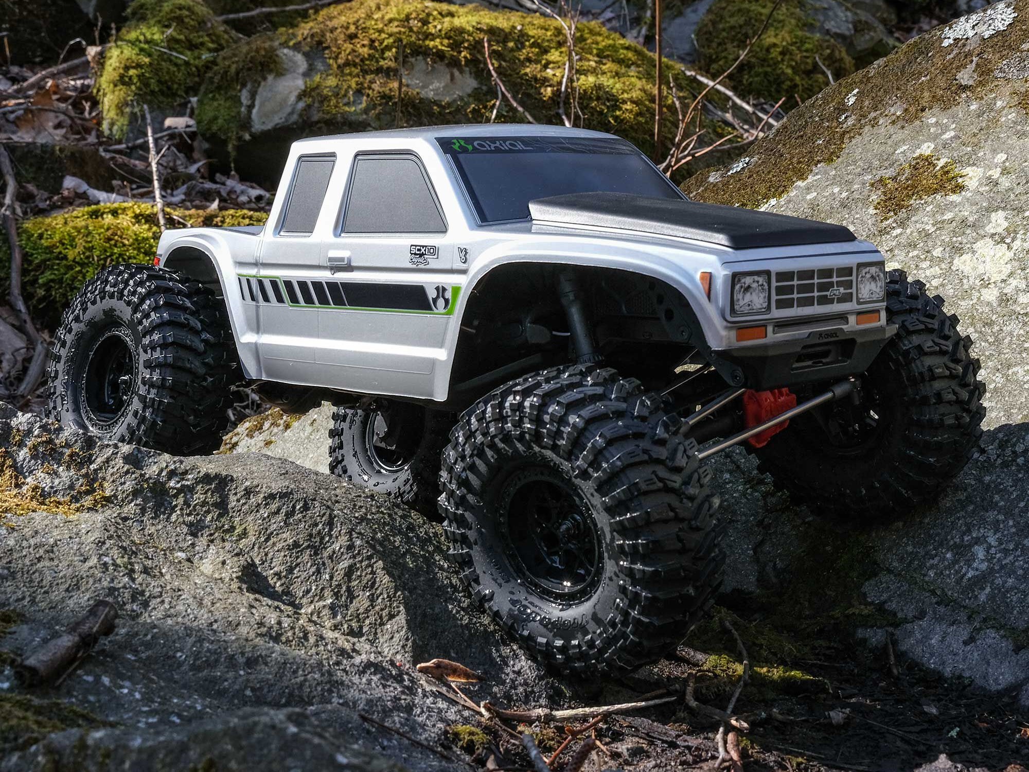 1/10 SCX10 III Coyote 4X4 RTR Brushed Rock Crawler, Silver-23