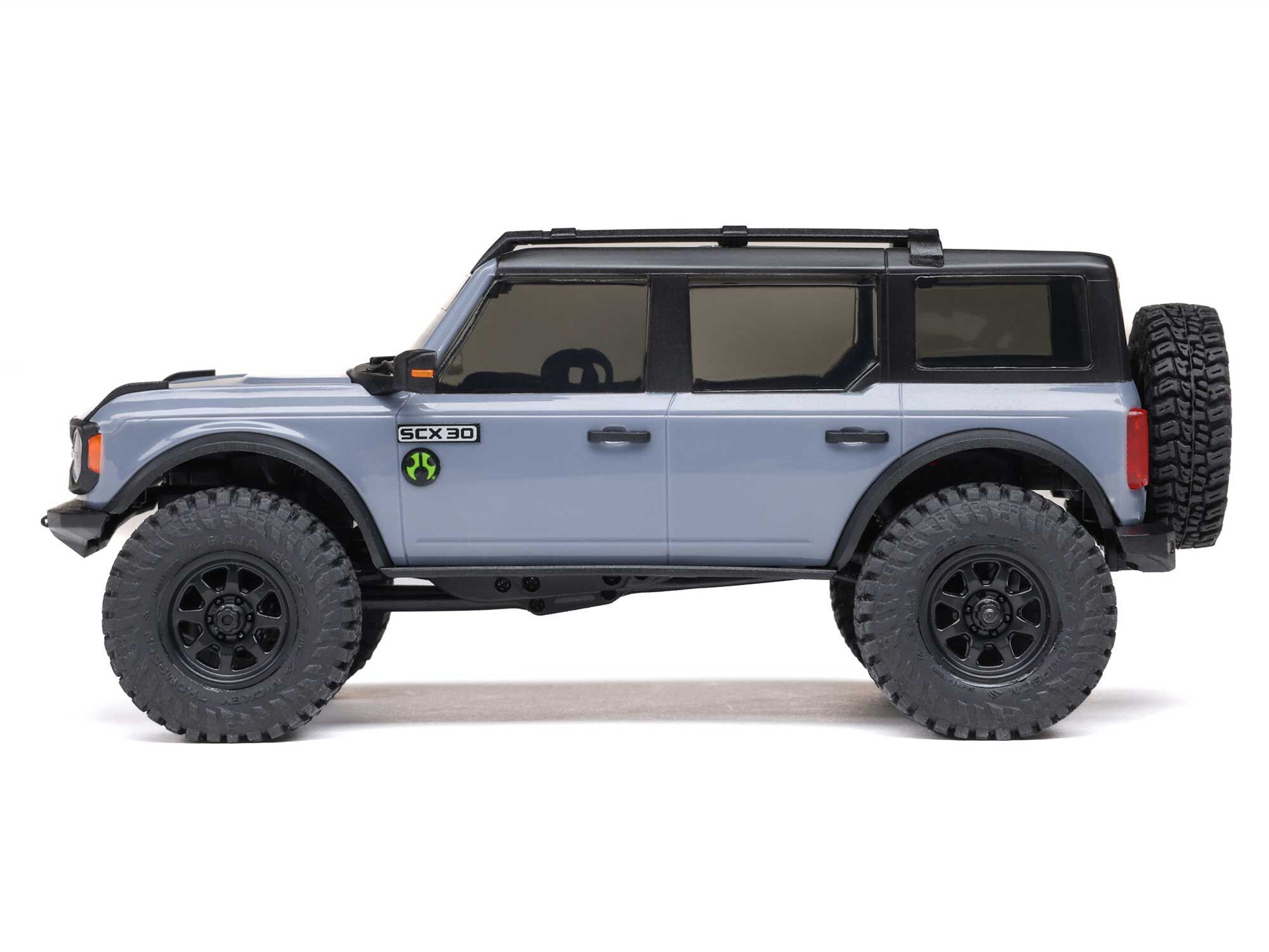 1/30 SCX30 Ford Bronco 4X4 RTR Rock Crawler Grey-4