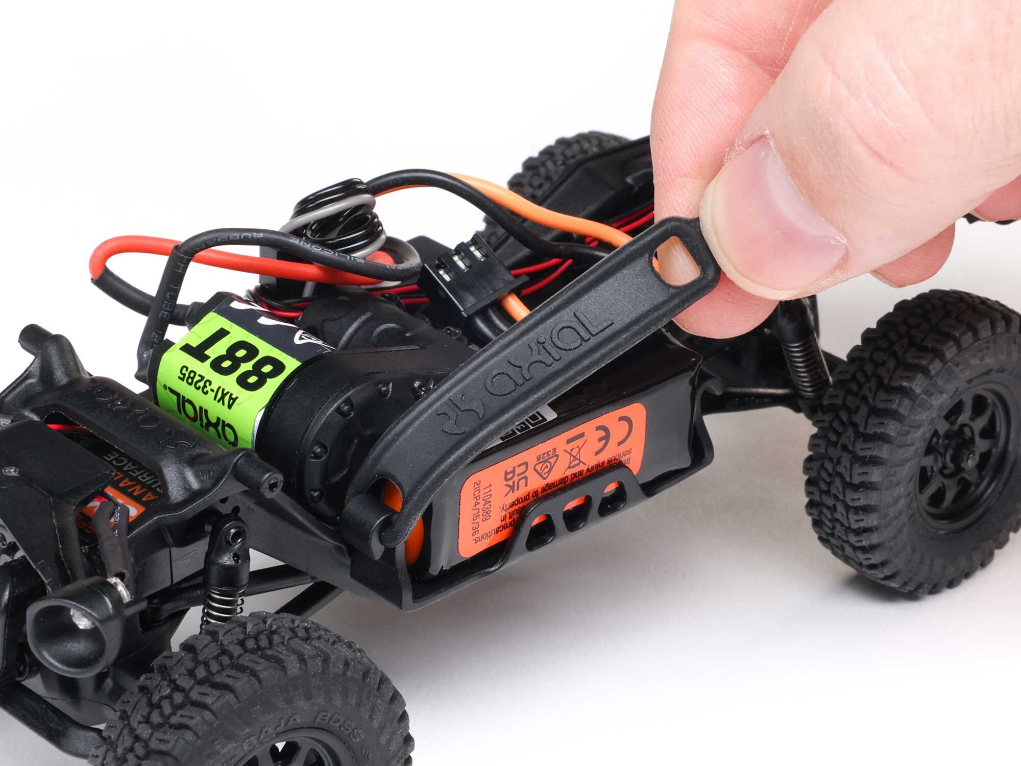 1/30 SCX30 Ford Bronco 4X4 RTR Rock Crawler Grey-18