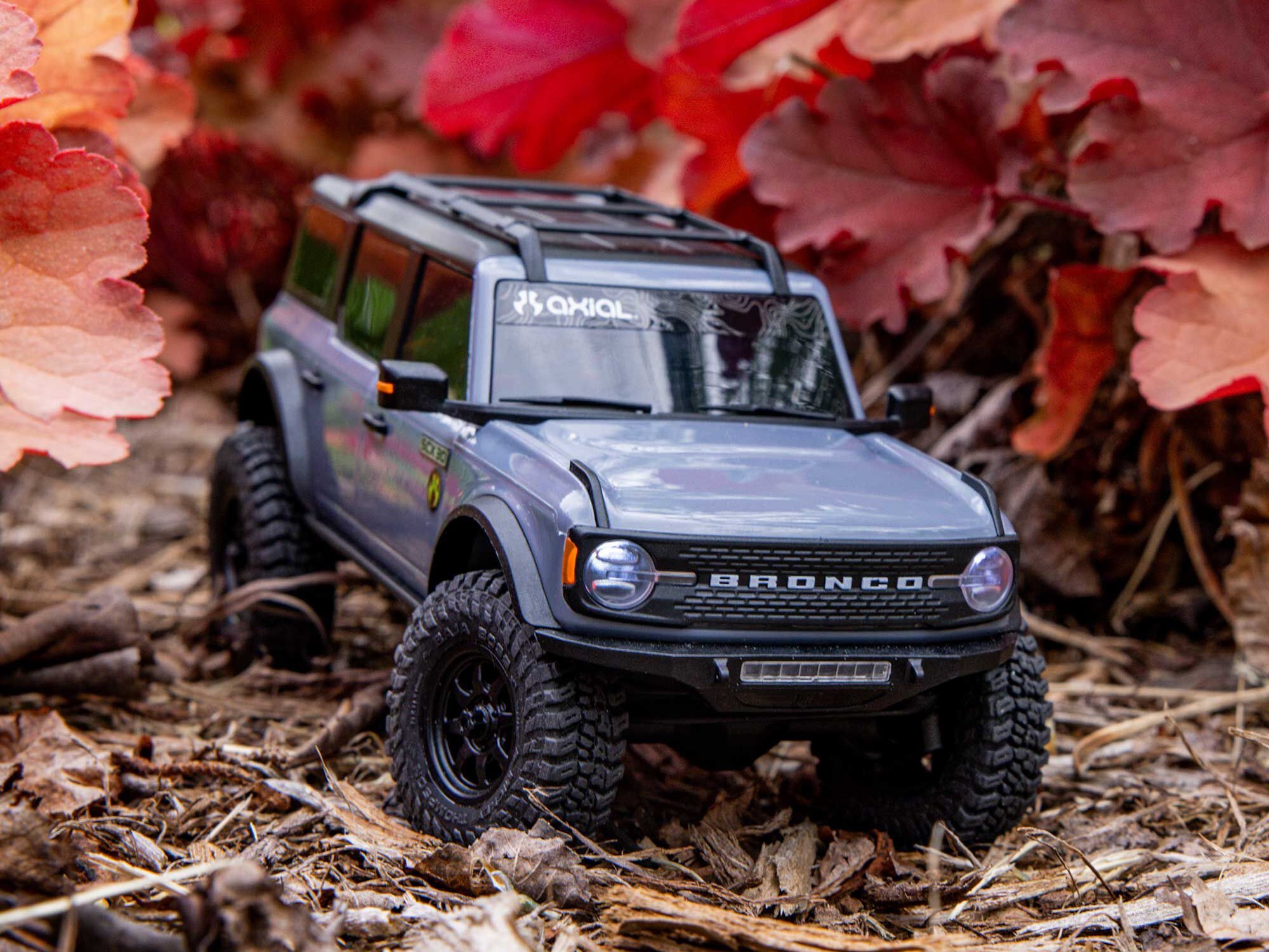 1/30 SCX30 Ford Bronco 4X4 RTR Rock Crawler Grey-22