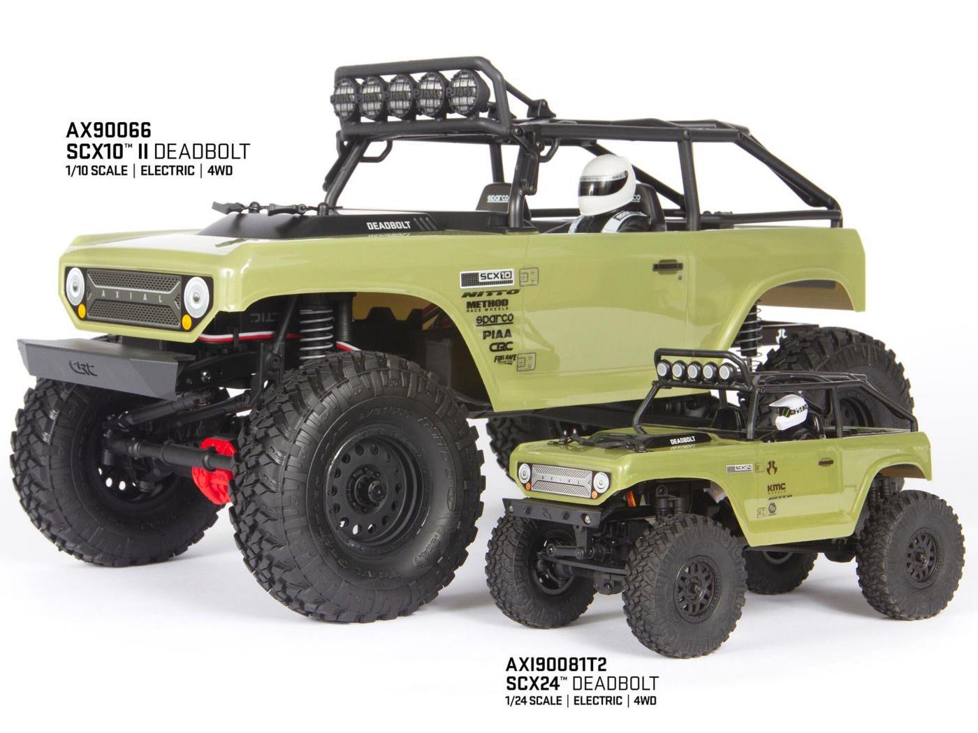 Axial SCX24 Deadbolt 4WD Rock Crawler RTR Green-21