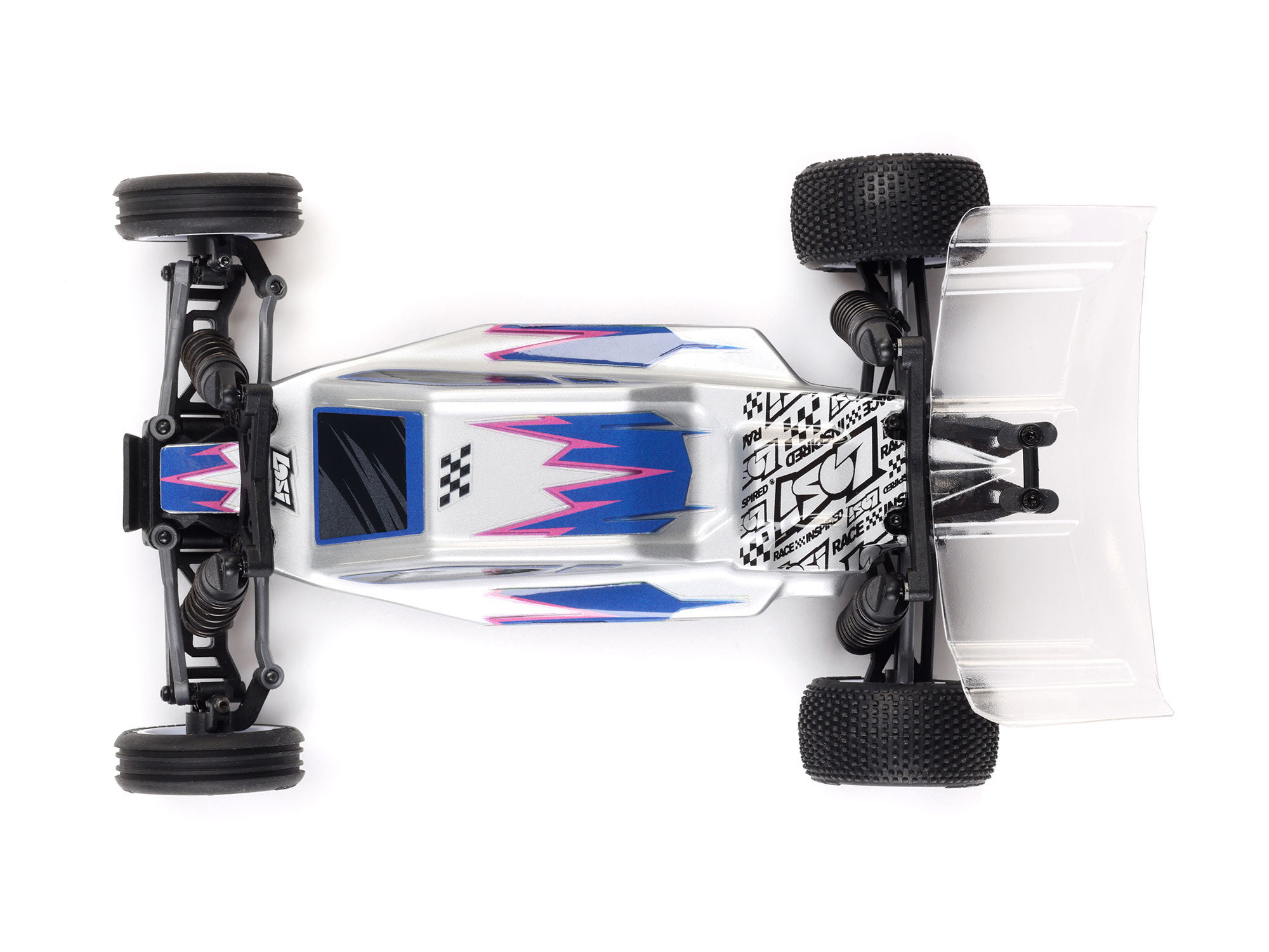 Losi Micro-B 2WD Buggy RTR Silver 1:24-21
