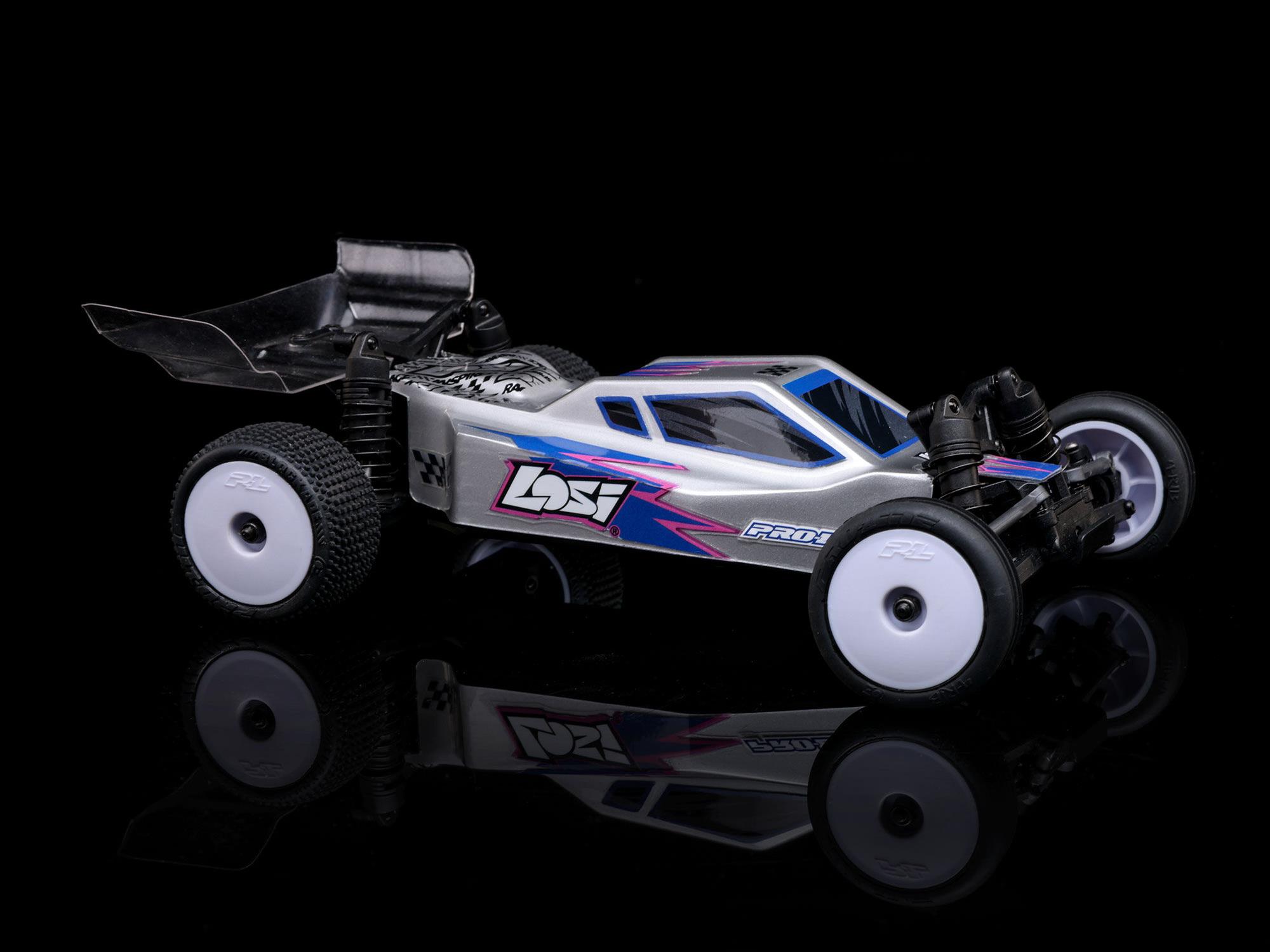 Losi Micro-B 2WD Buggy RTR Silver 1:24-27
