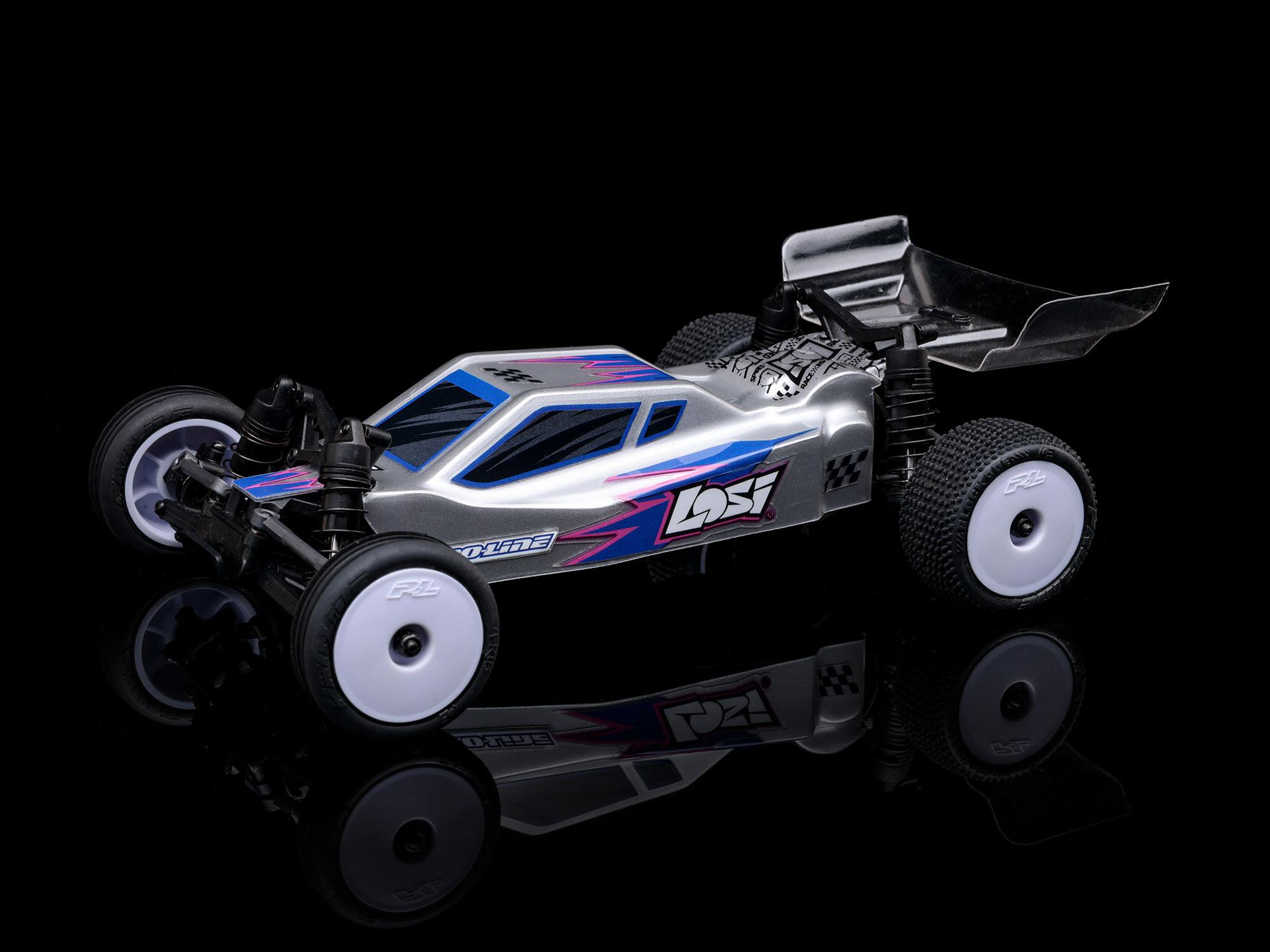 Losi Micro-B 2WD Buggy RTR Silver 1:24-30