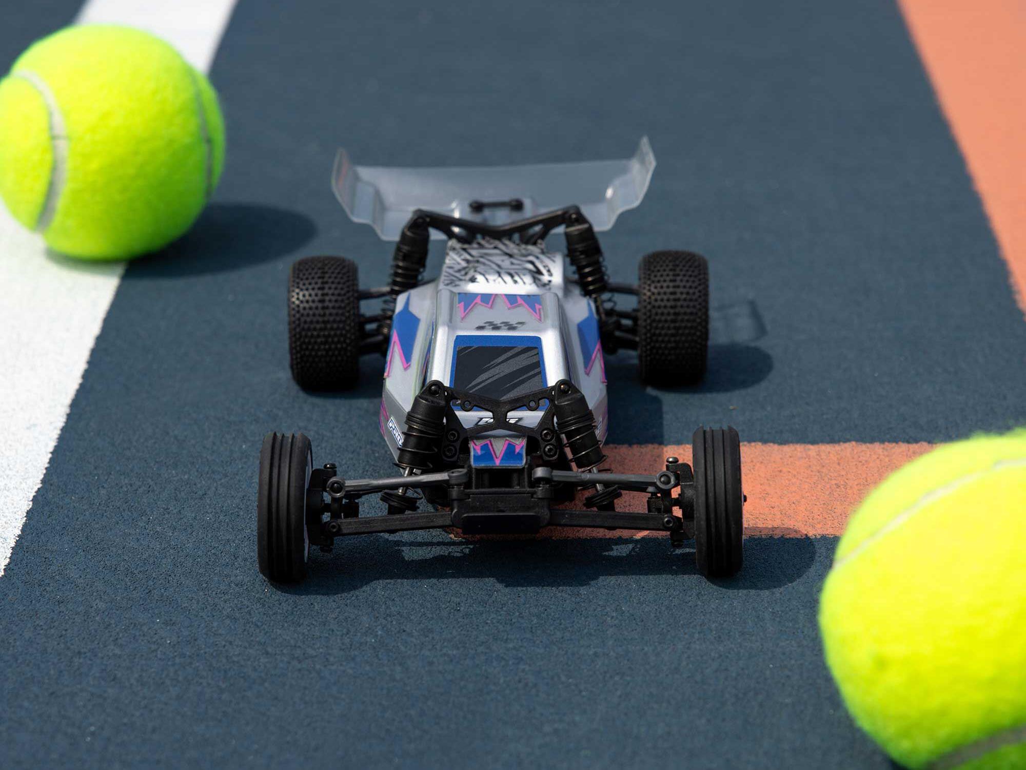 Losi Micro-B 2WD Buggy RTR Silver 1:24-36