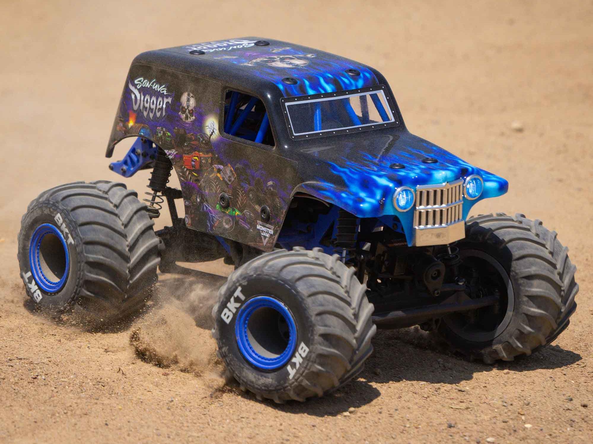 Losi 1/18 Mini LMT 4WD Brushed Monster Truck RTR Son-uva Digger-32