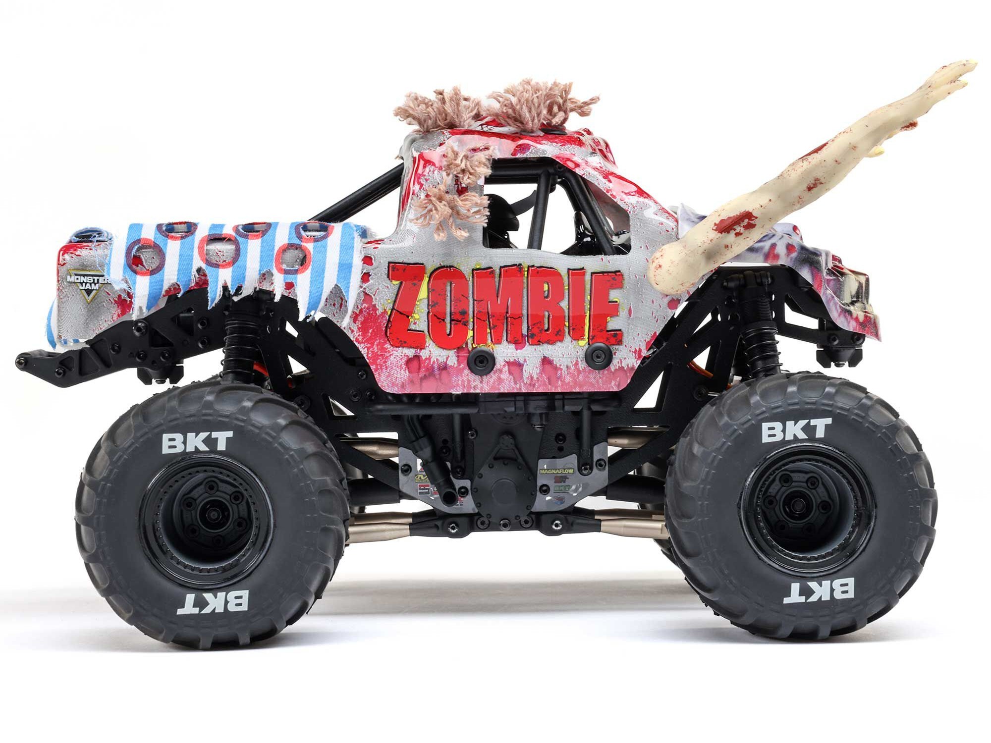 Losi 1/18 Mini LMT Zombie 2S 4X4 RTR Brushed Monster Truck-14