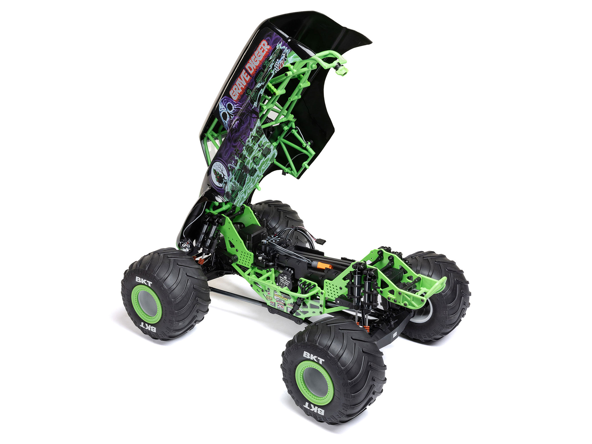 Losi 1/8 LMT 2.0 Grave Digger 4X4 Solid Axle Monster Truck RTR-13