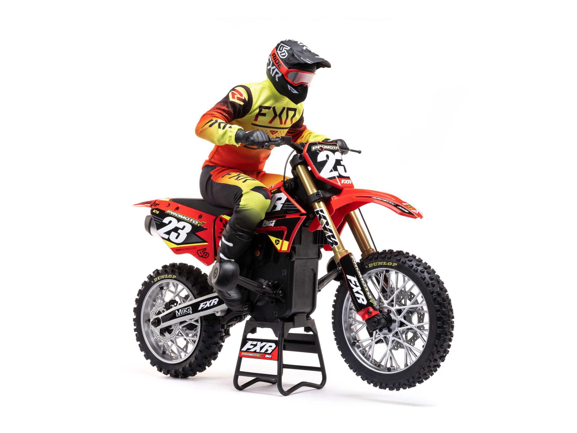 1/4 Promoto-MX Motorcycle RTR FXR Red-3