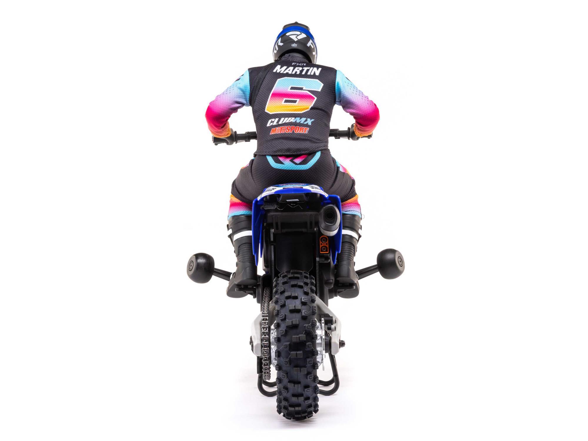 1/4 Promoto-MX Motorcycle RTR Club MX Blue-9
