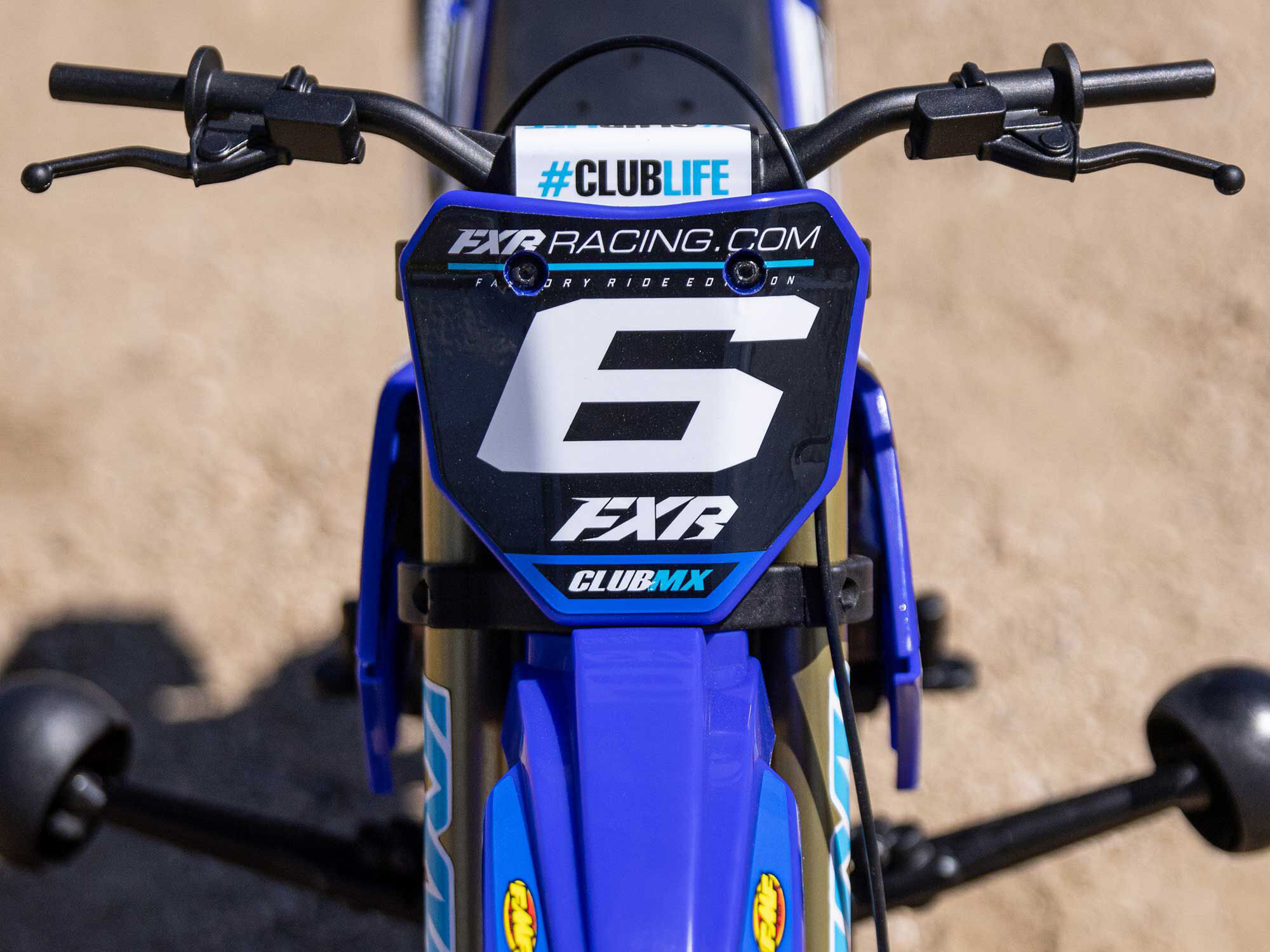 1/4 Promoto-MX Motorcycle RTR Club MX Blue-20