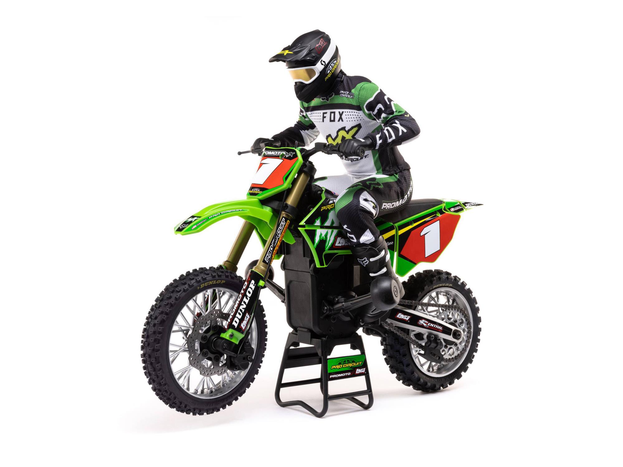 Losi Promoto-MX Motorcycle RTR 1/4 with Battery and Charger, Pro-8