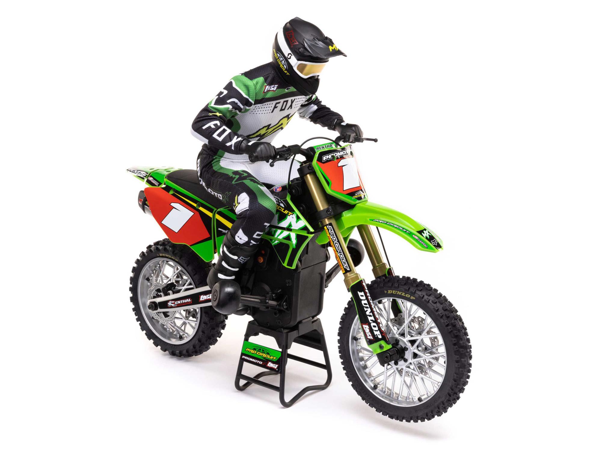 Losi Promoto-MX Motorcycle RTR 1/4 with Battery and Charger, Pro-10