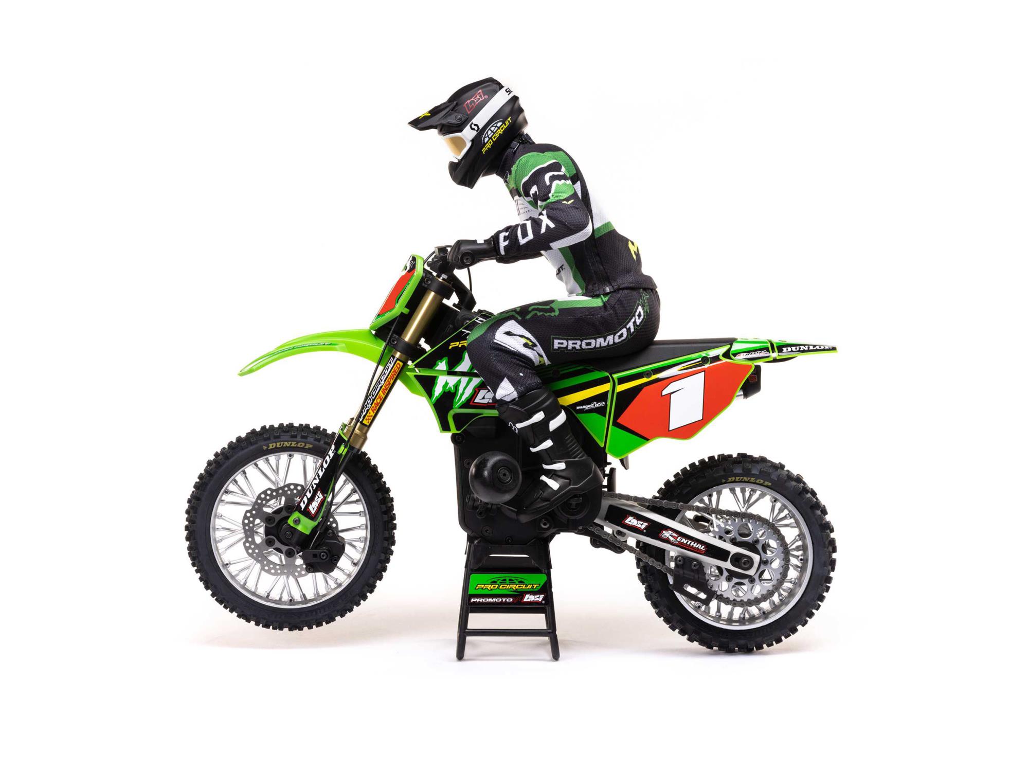 Losi Promoto-MX Motorcycle RTR 1/4 with Battery and Charger, Pro-11