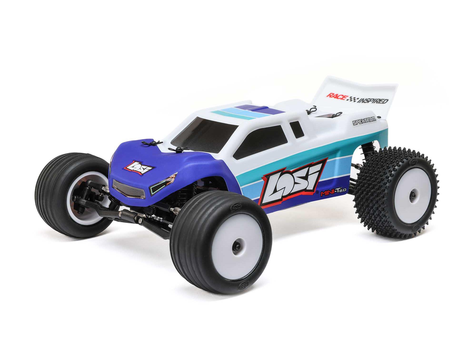 1/18 Mini-T 2.0 V2 2WD Stadium Truck Brushless RTR Blue