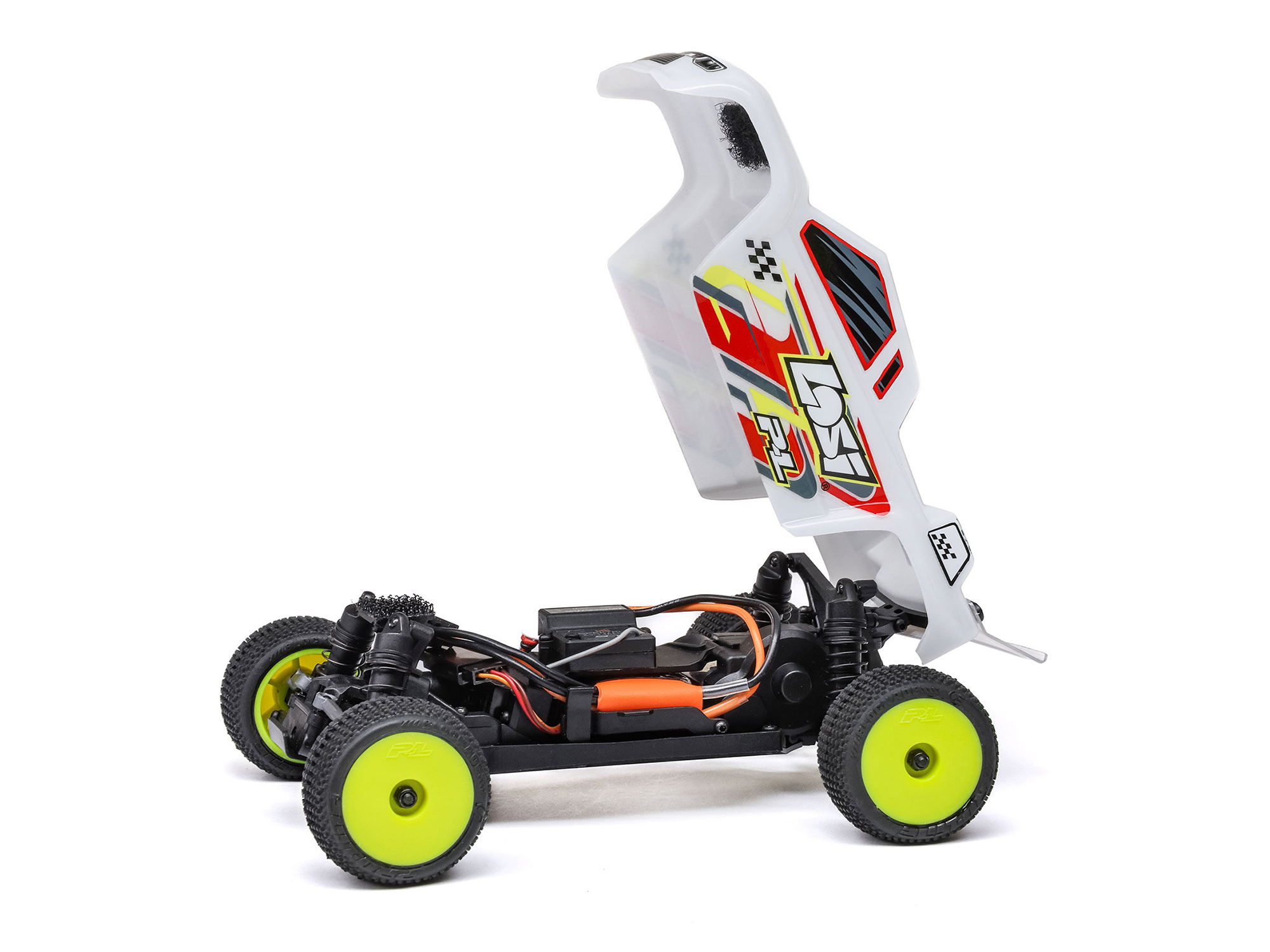 Losi 1/28 Micro-T 2WD Stadium Truck RTR White-16