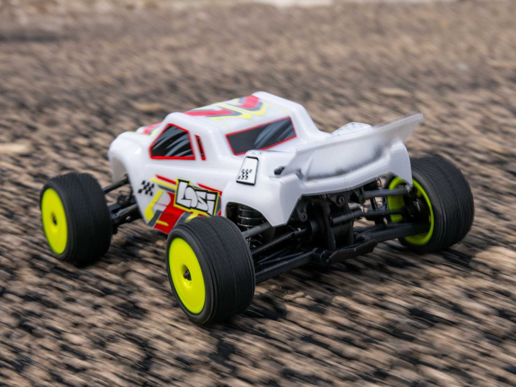 Losi 1/28 Micro-T 2WD Stadium Truck RTR White-22