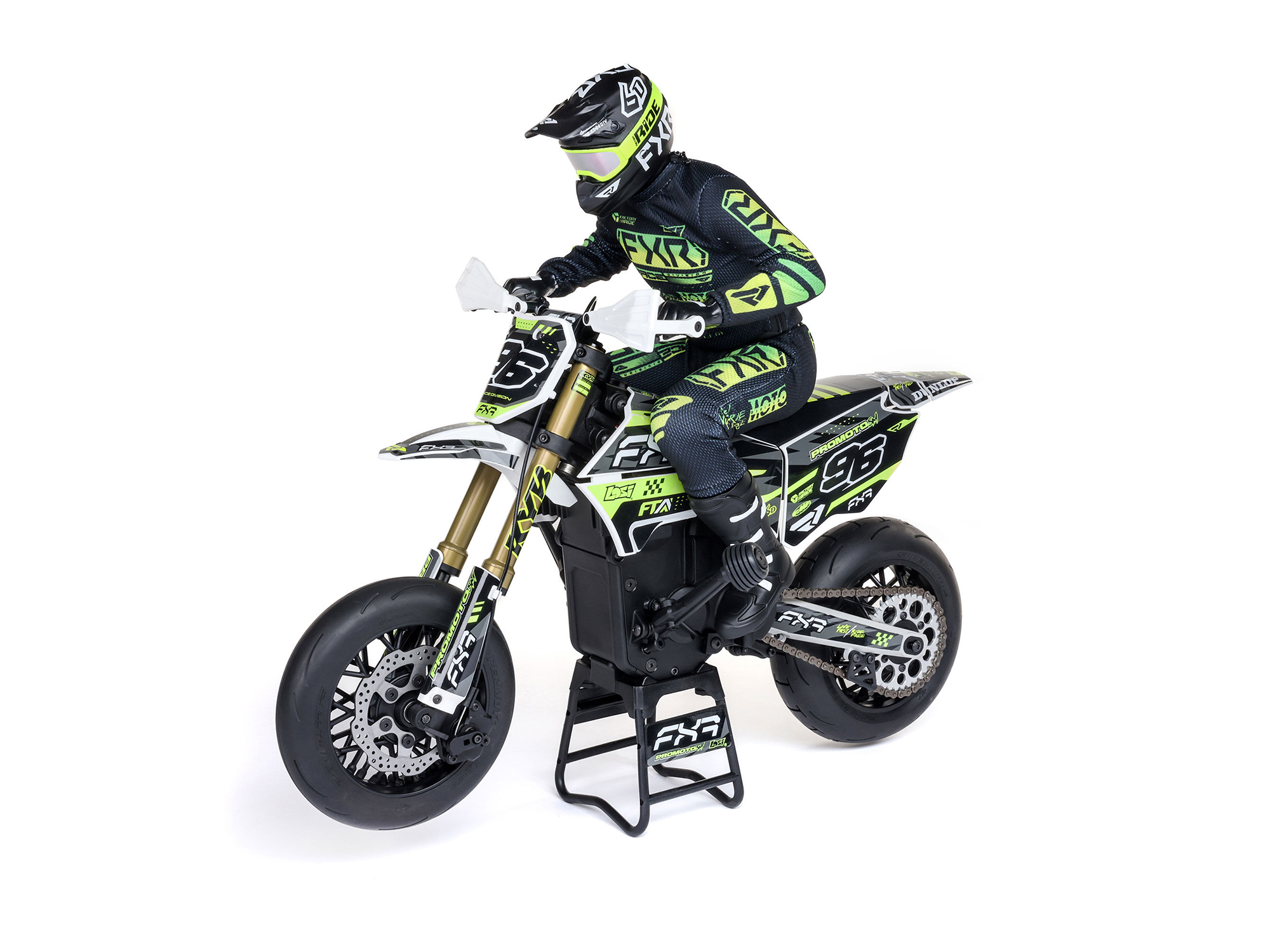 Losi 1/4 Promoto-SM FXR Supermoto Motorcycle RTR Basic - White-13