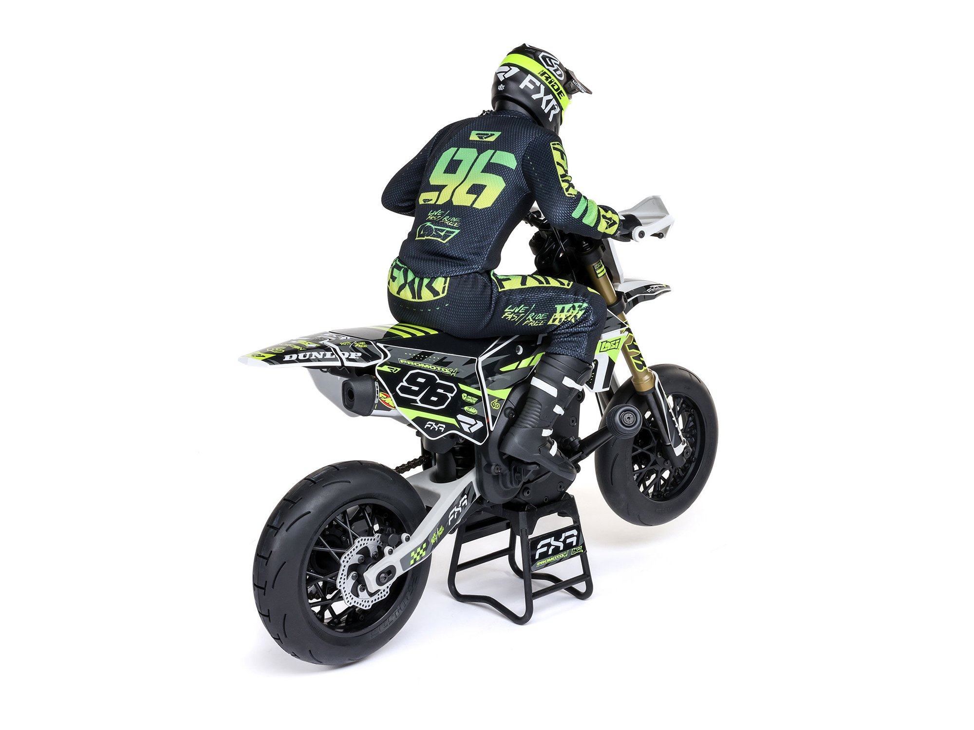 Losi 1/4 Promoto-SM FXR Supermoto Motorcycle RTR Basic - White-14