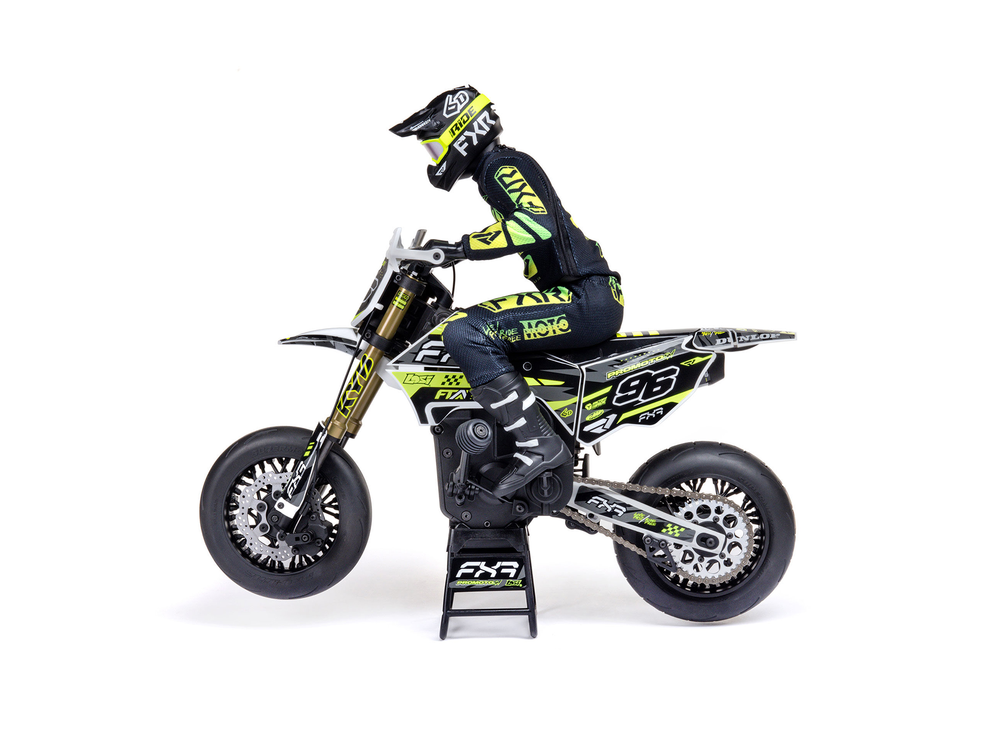 Losi 1/4 Promoto-SM FXR Supermoto Motorcycle RTR Basic - White-16