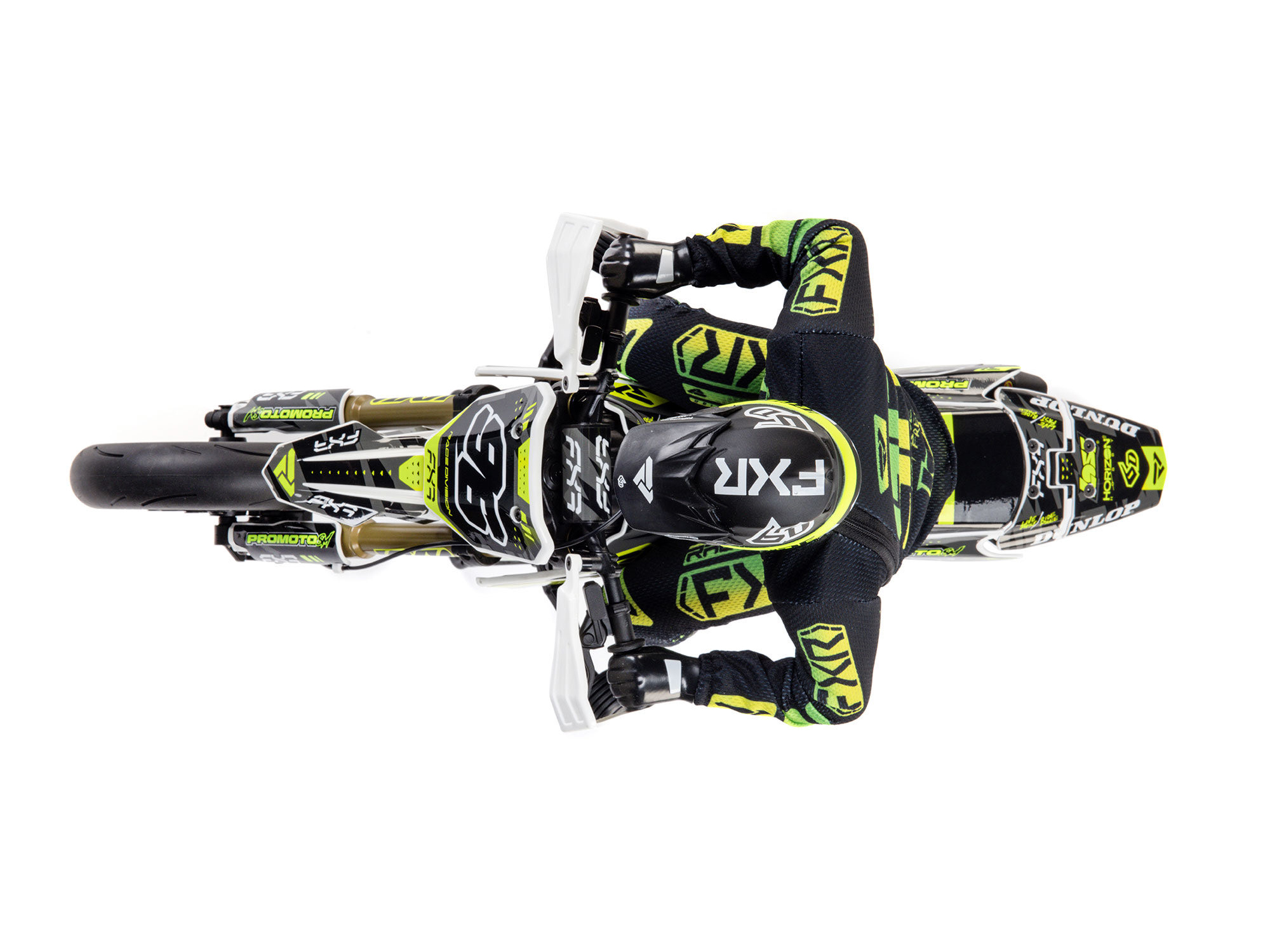 Losi 1/4 Promoto-SM FXR Supermoto Motorcycle RTR Basic - White-18