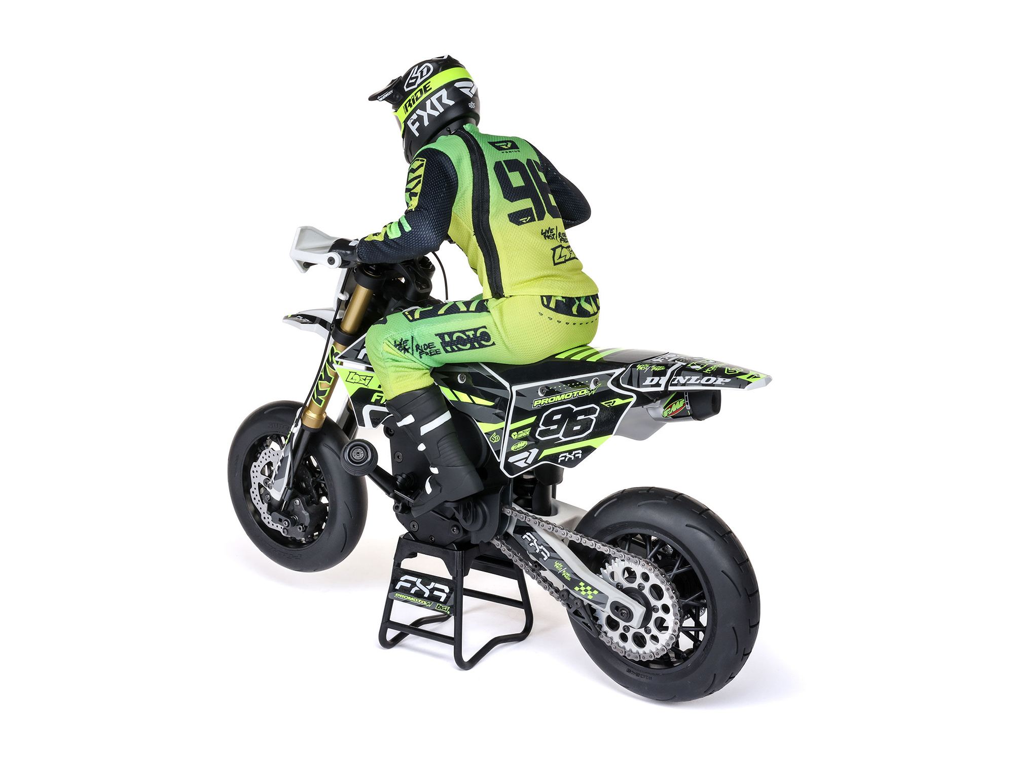 Losi 1/4 Promoto-SM FXR Supermoto Motorcycle RTR (Battery and Charger Included) - White-13