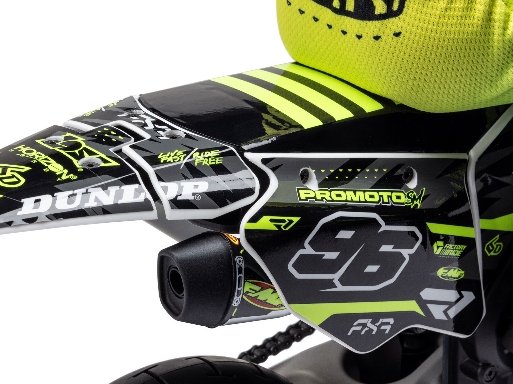 Losi 1/4 Promoto-SM FXR Supermoto Motorcycle RTR (Battery and Charger Included) - White-23