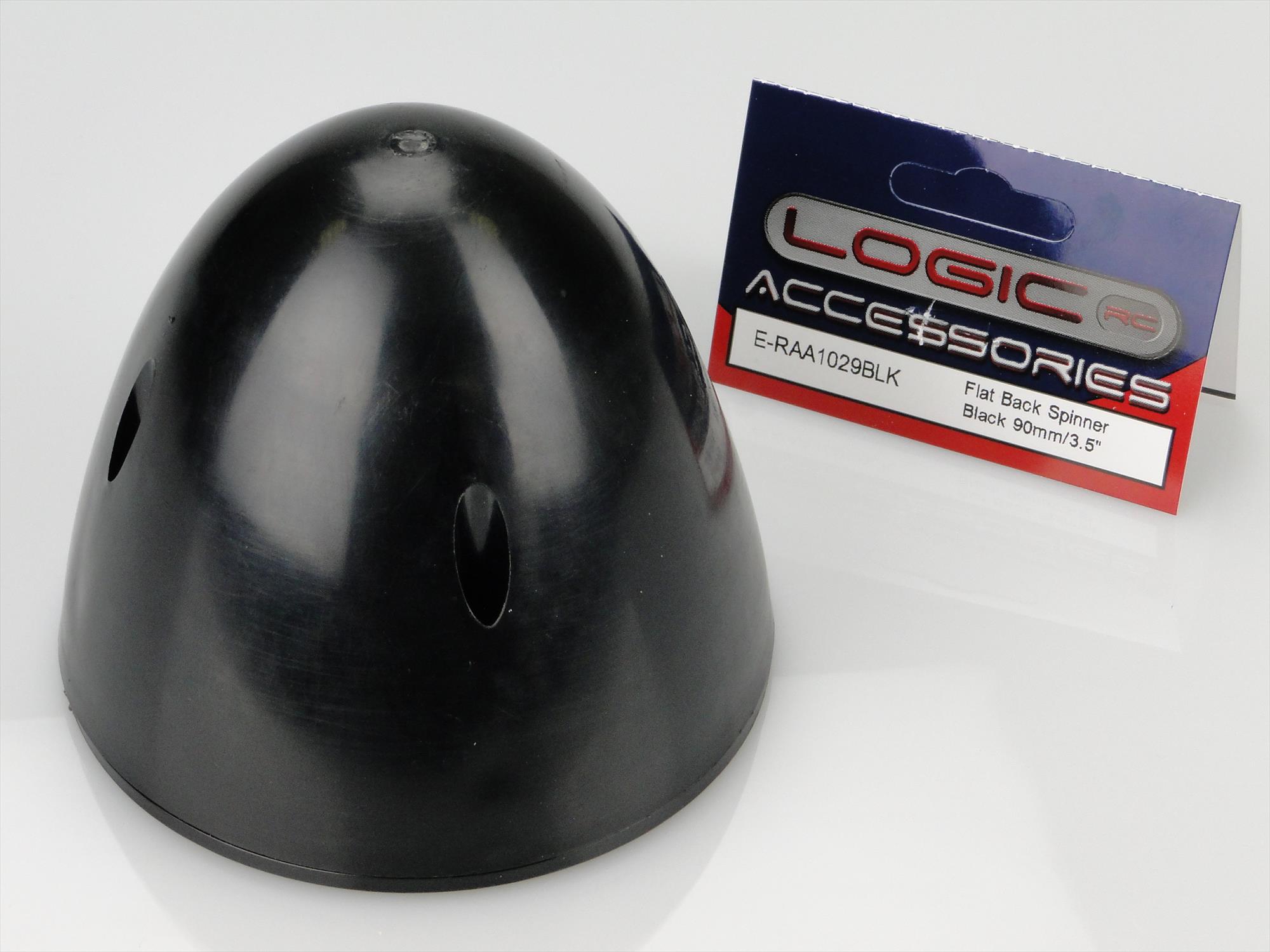 90mm 3.5"Spinner F/B Black-3