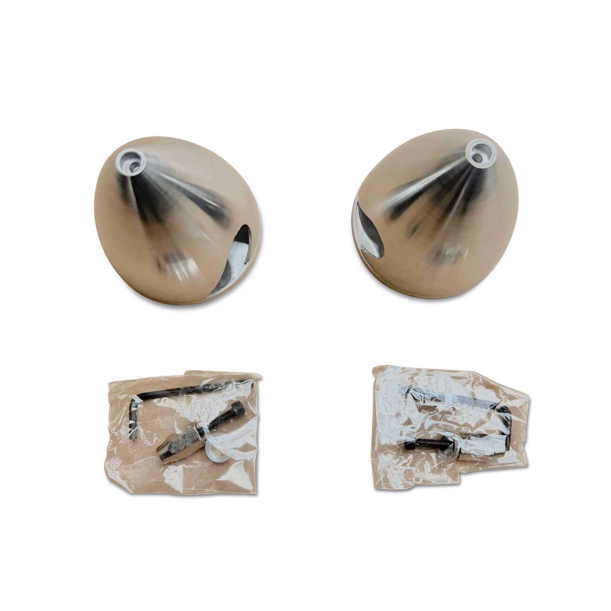 Aluminum Spinners (2), 2.75