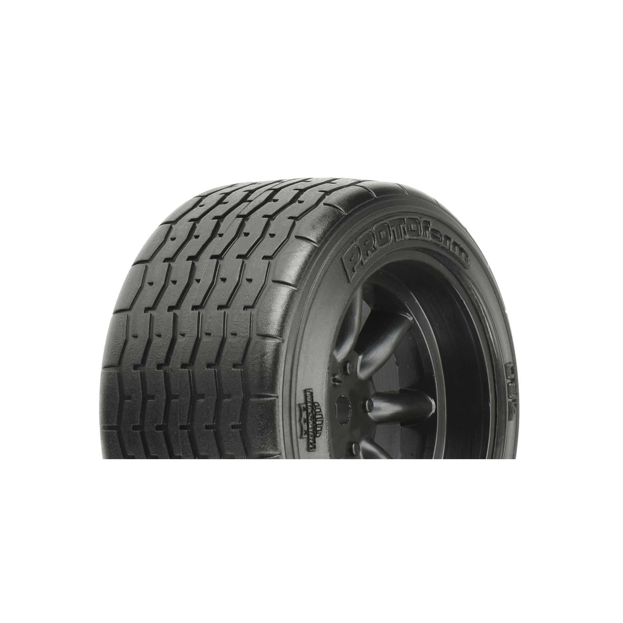 1/10 PROTOform VTA Rear 31mm VTA Tires Mounted 12mm Black Wh-2