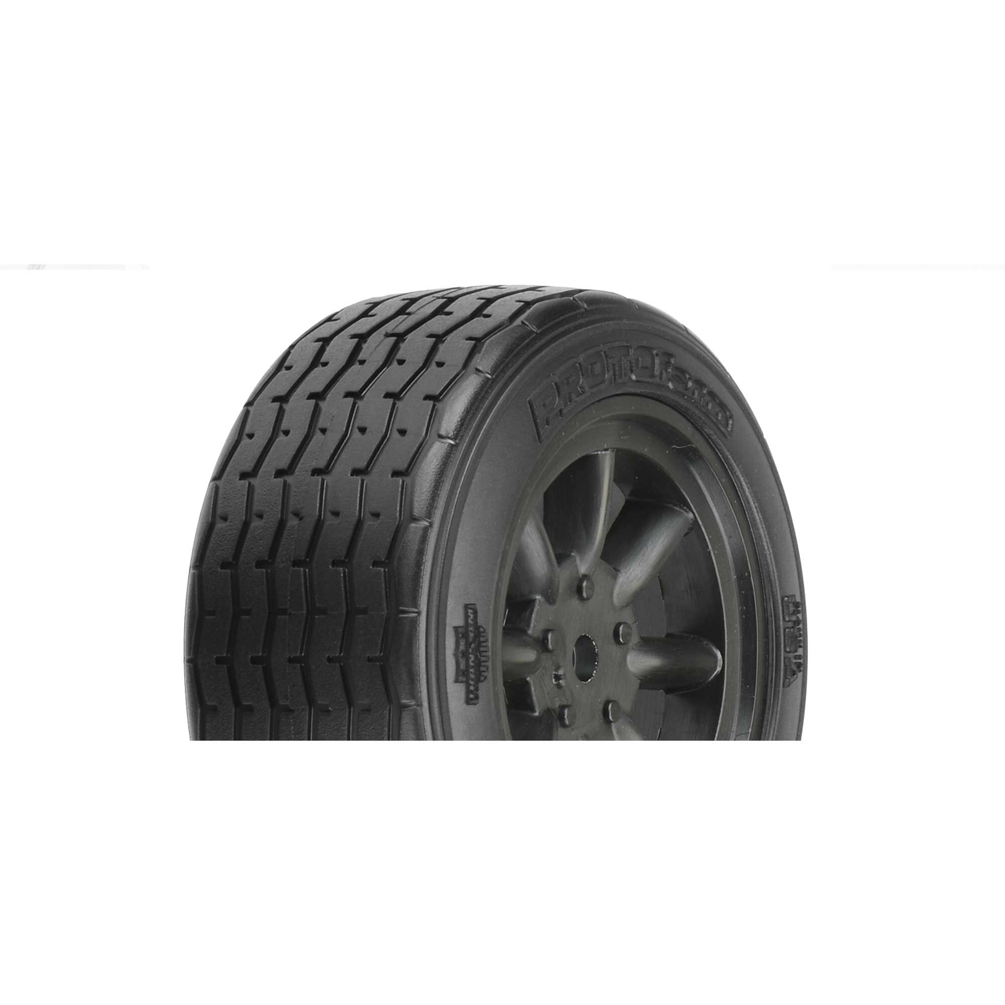1/10 PROTOform VTA Front 26mm VTA Tires Mounted 12mm Blk Whe-2