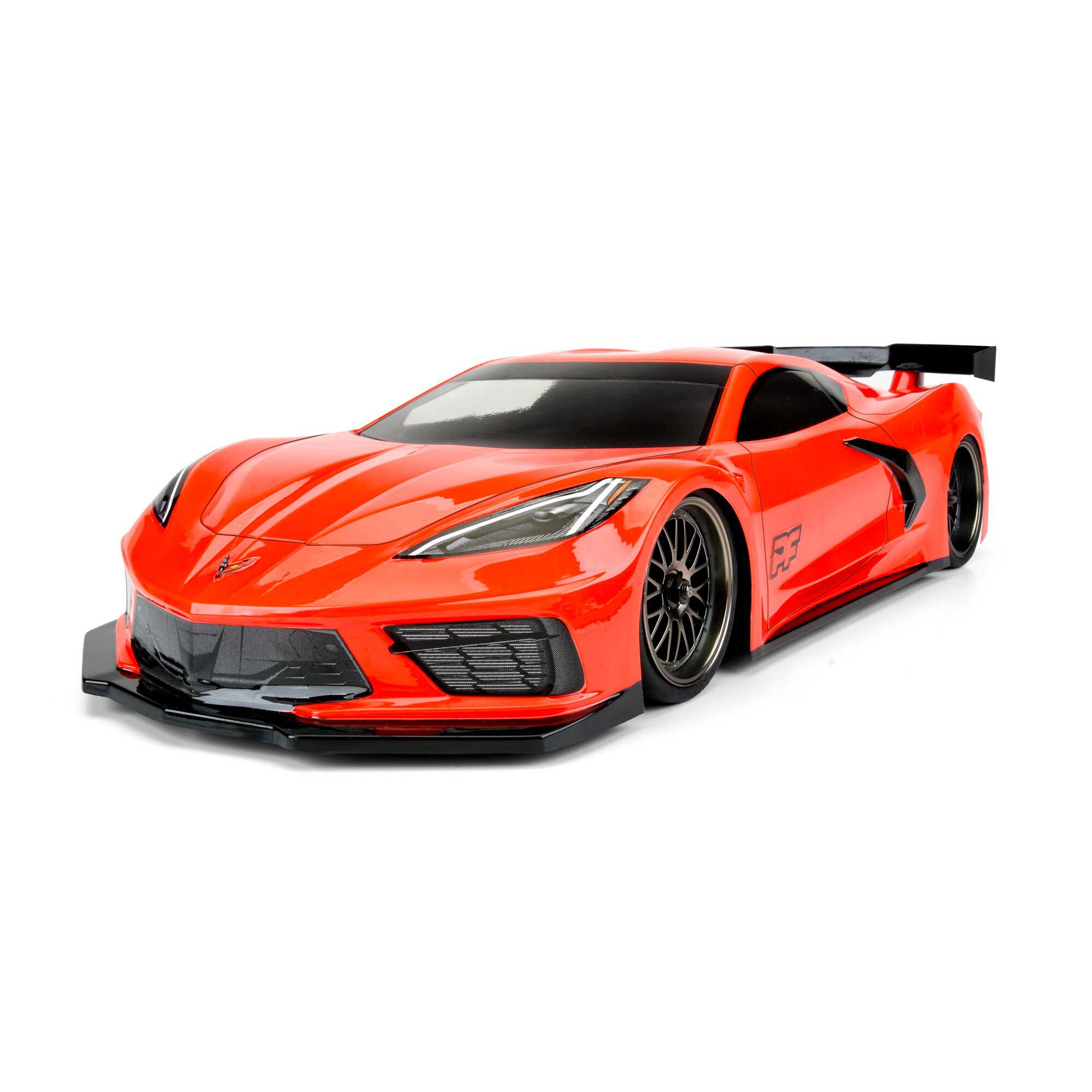 1/10 Chevrolet Corvette C8 Clear Body: 190mm Touring Car-11