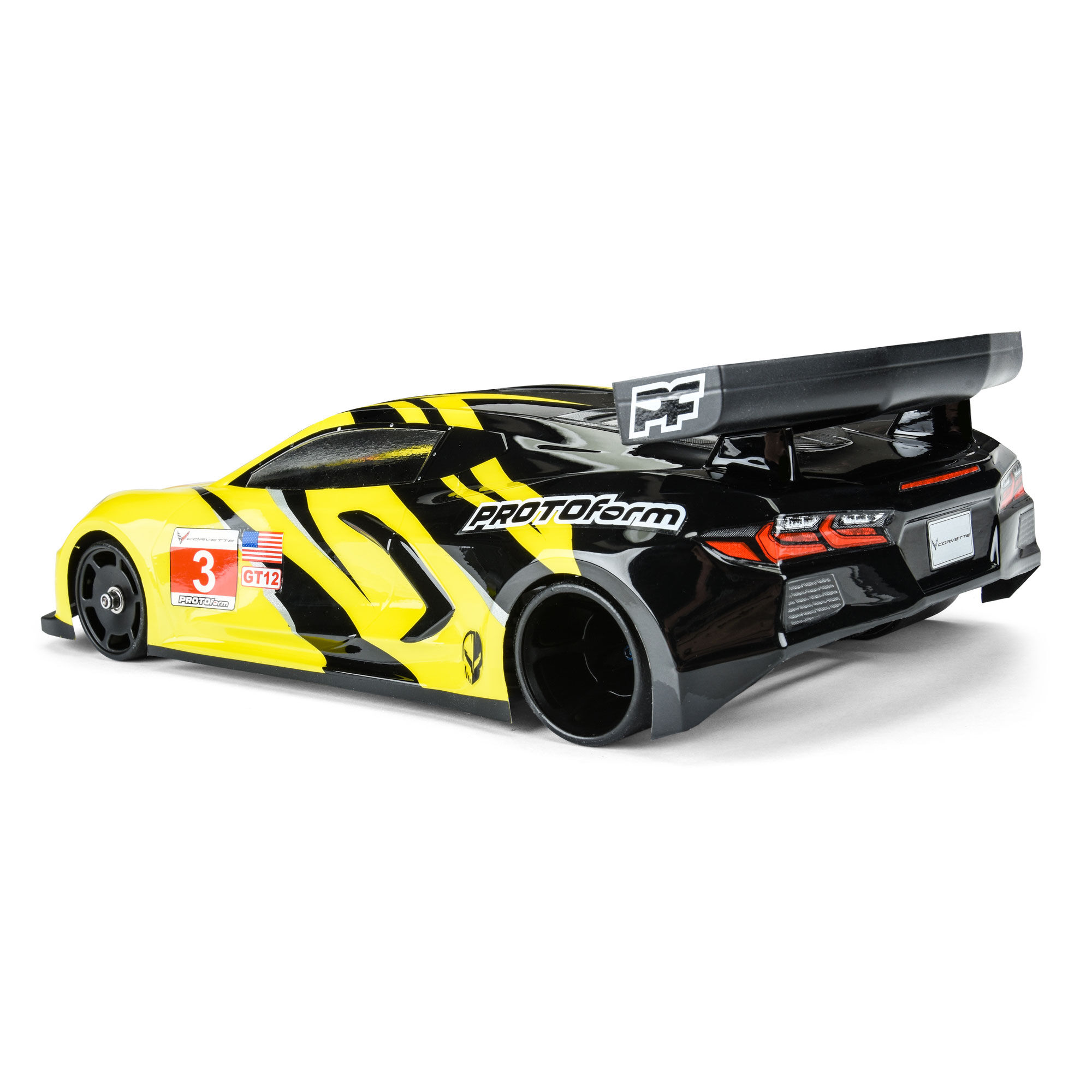 1/12 Chevrolet Corvette C8 Clear Body: GT12-5