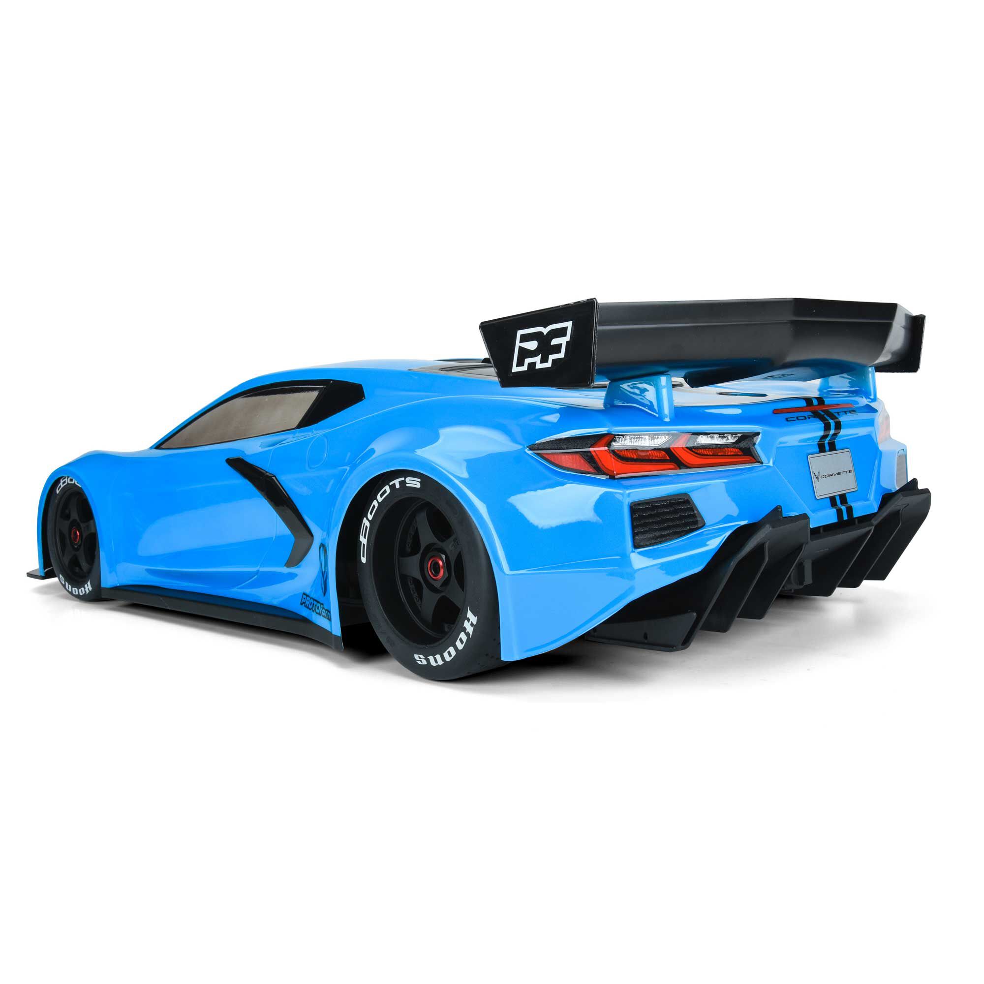 1/7 Chevrolet Corvette C8 Clear Body: ARRMA Felony & Infract-6