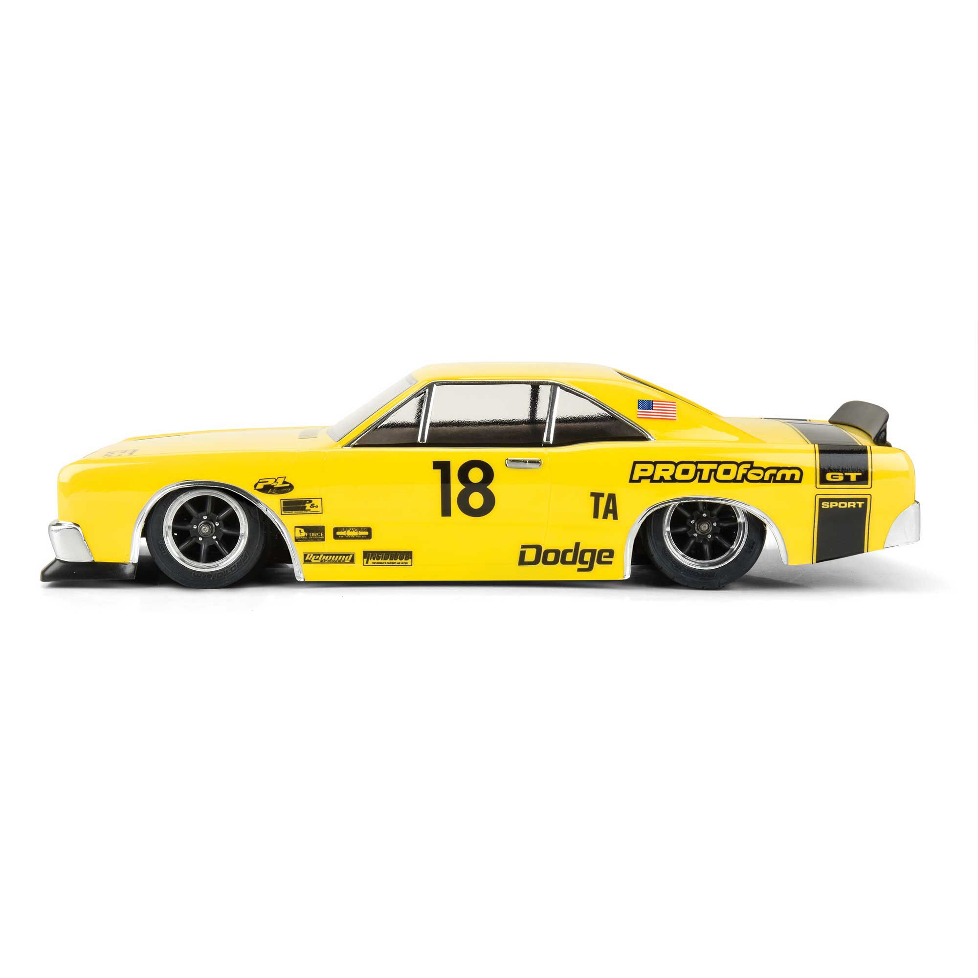 1/10 1967 Dodge Dart Clear Body: Vintage Trans-Am-3