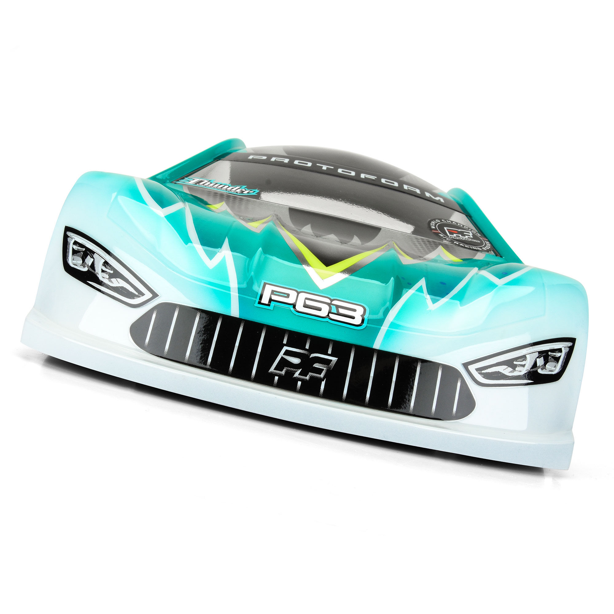 1/10 P63 Light Weight (0.65mm) Clear Body for 190mm TC-6