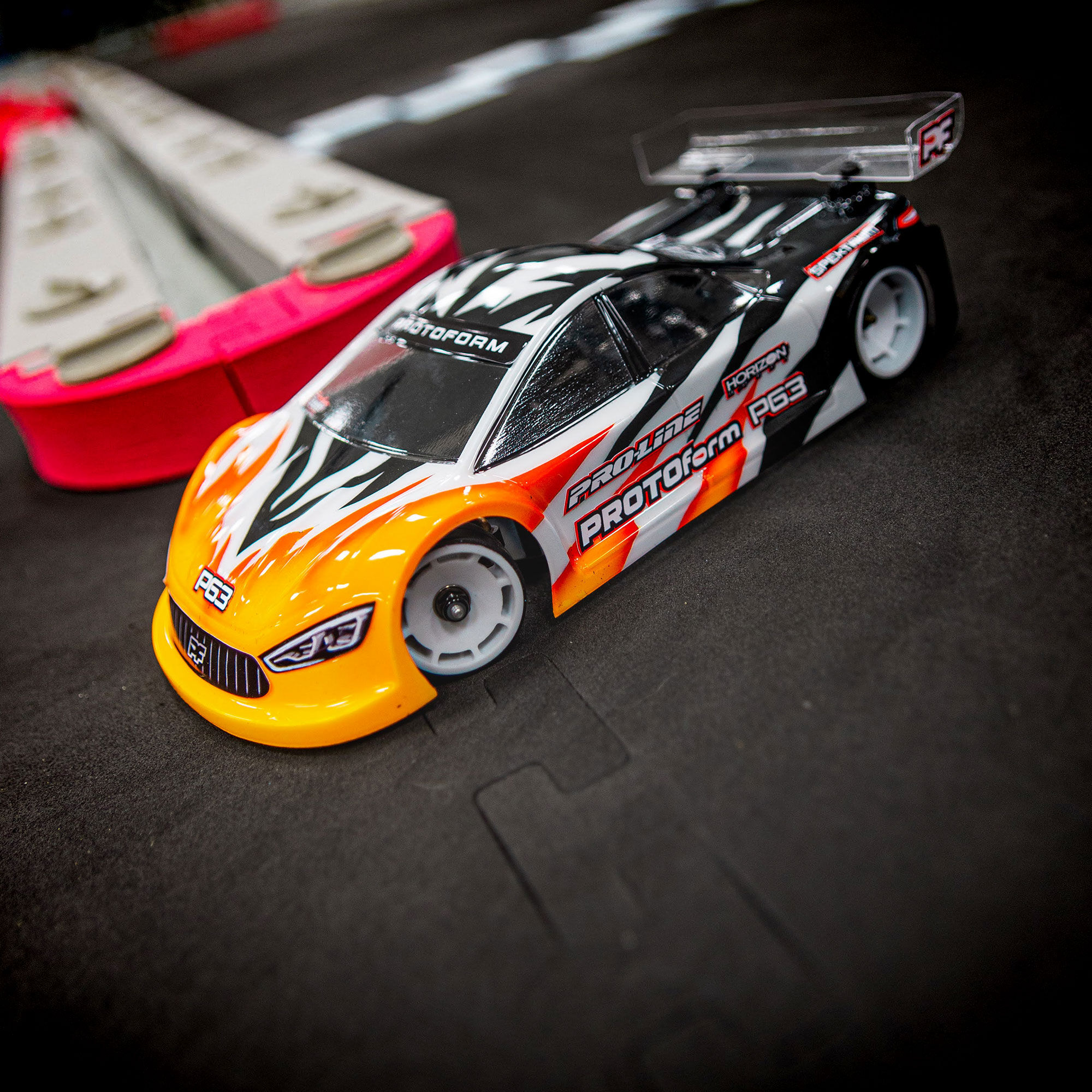 1/28 P63 Light Weight Clear Body: Mini-Z & 1/28 Chassis (98m-10