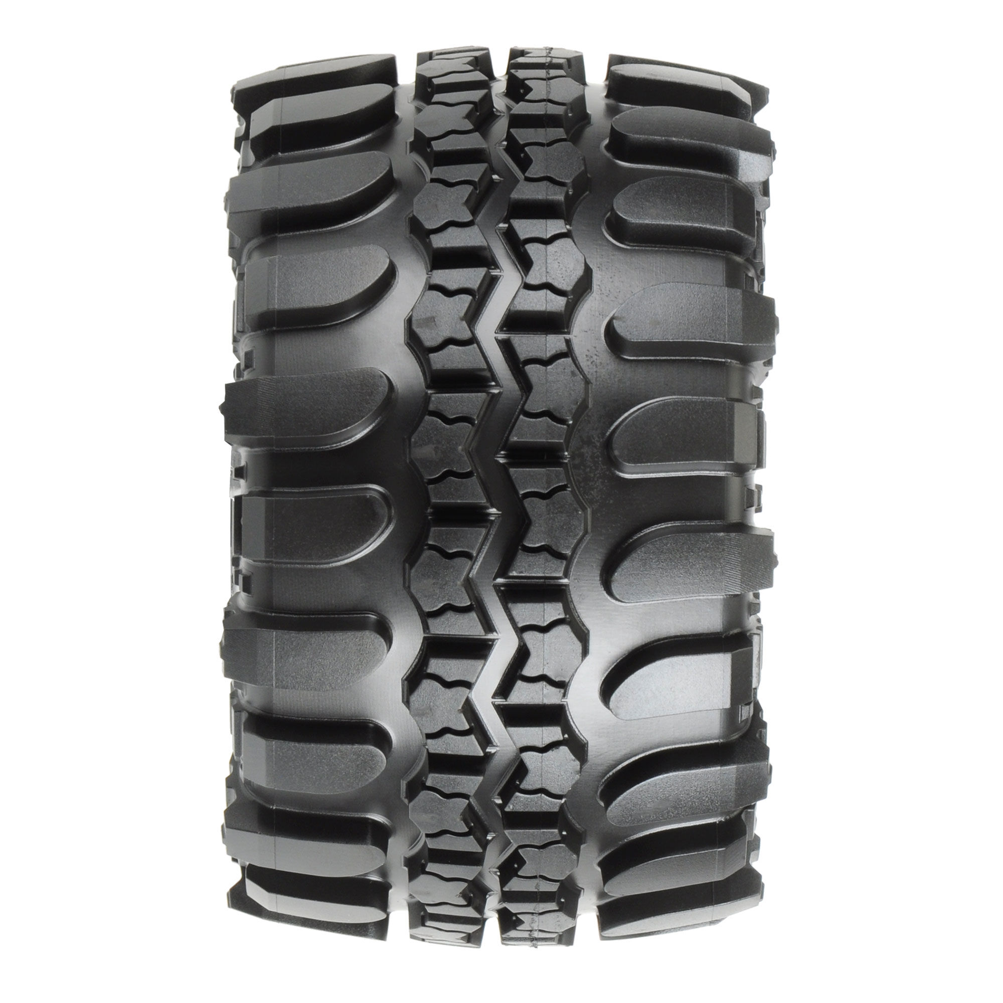 1/10 Interco Supr Swmpr F/R 2.8" MT Tires Mounted 12mm Blk R-2