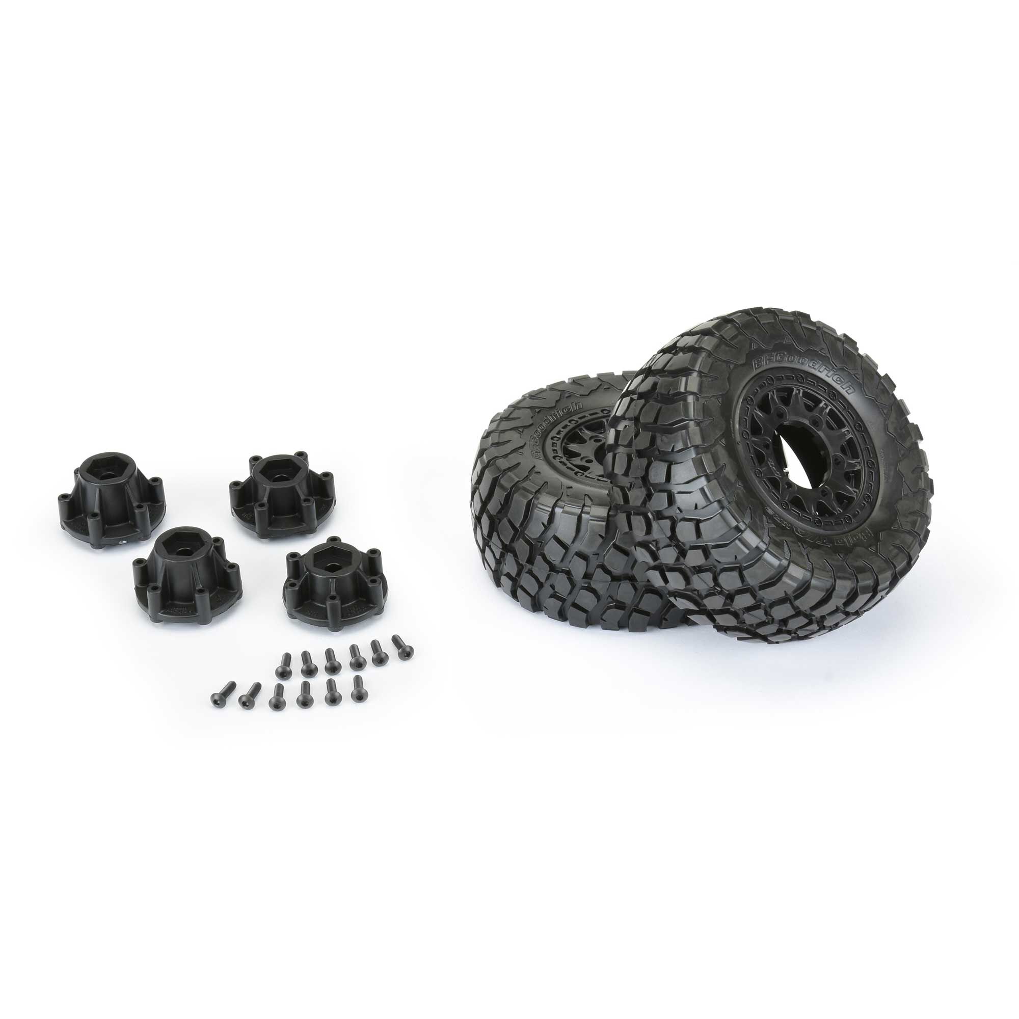 1/10 BFG KR2 M2 Front/Rear 2.2"/3.0" SC Mounted 12mm Blk Rai-3