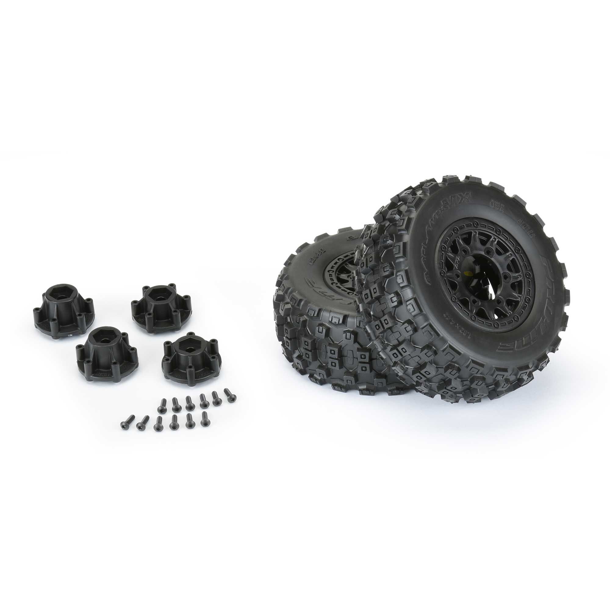 1/10 Badlands MX M2 Fr/Rr 2.2"/3.0" SC Mounted 12mm Blk Raid-4