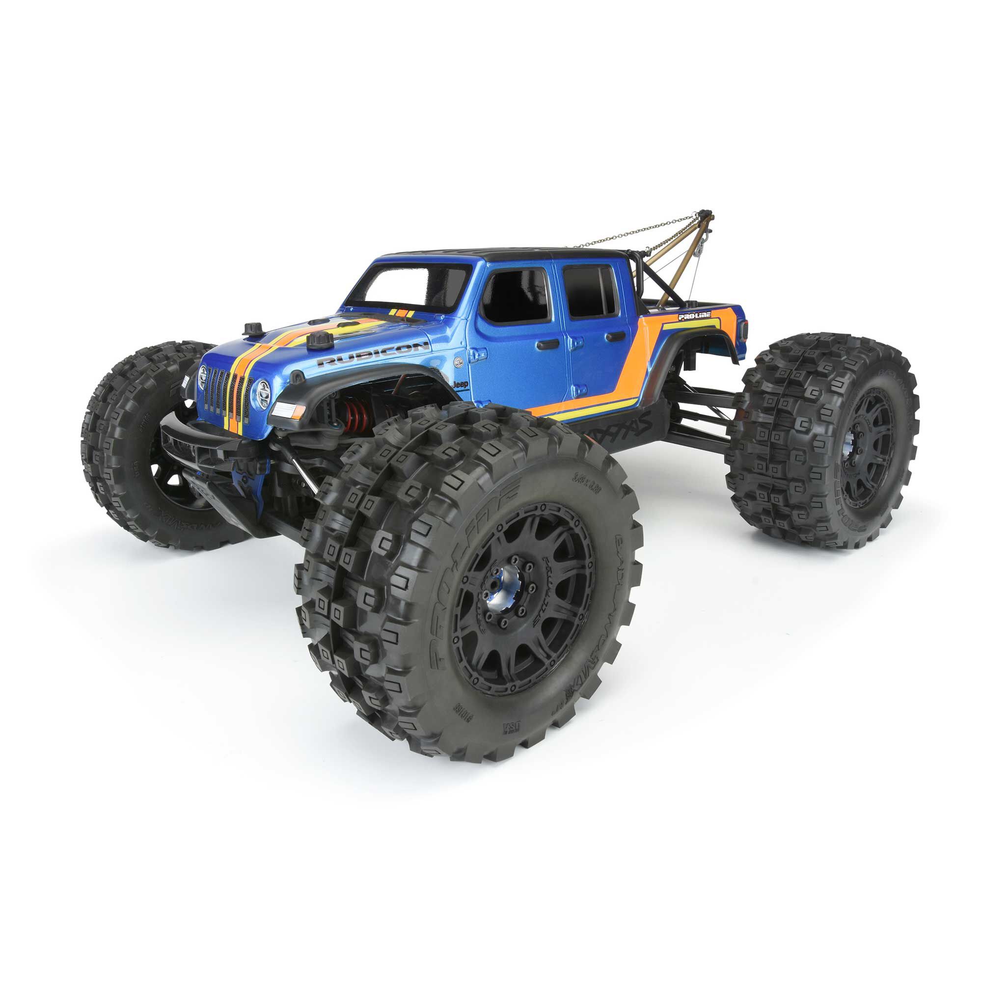 1/8 Badlands MX38 HP BELTED F/R 3.8" MT Mounted 17mm Blk Rai-4