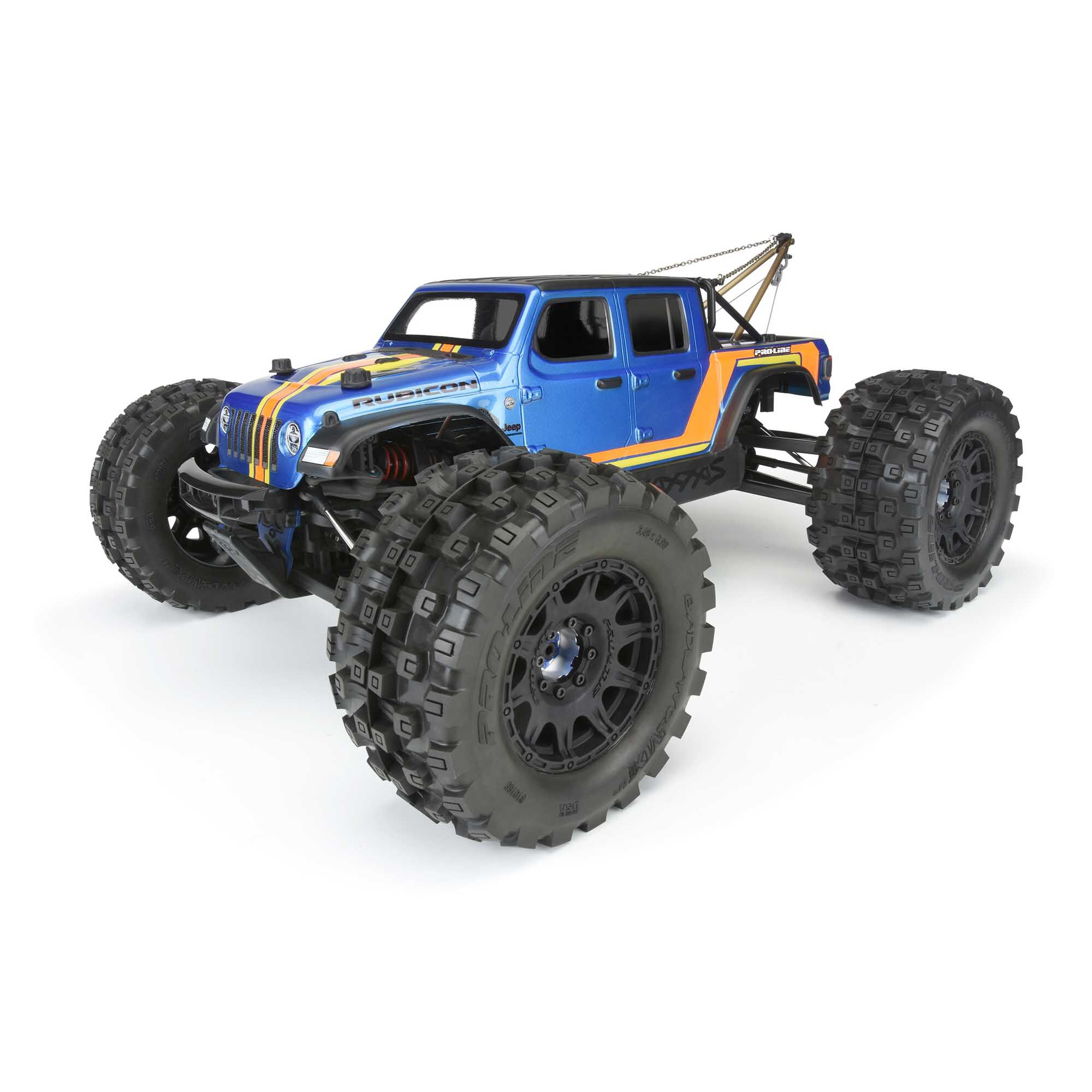 1/8 Badlands MX38 HP BELTED F/R 3.8" MT Mounted 17mm Blk Rai-6