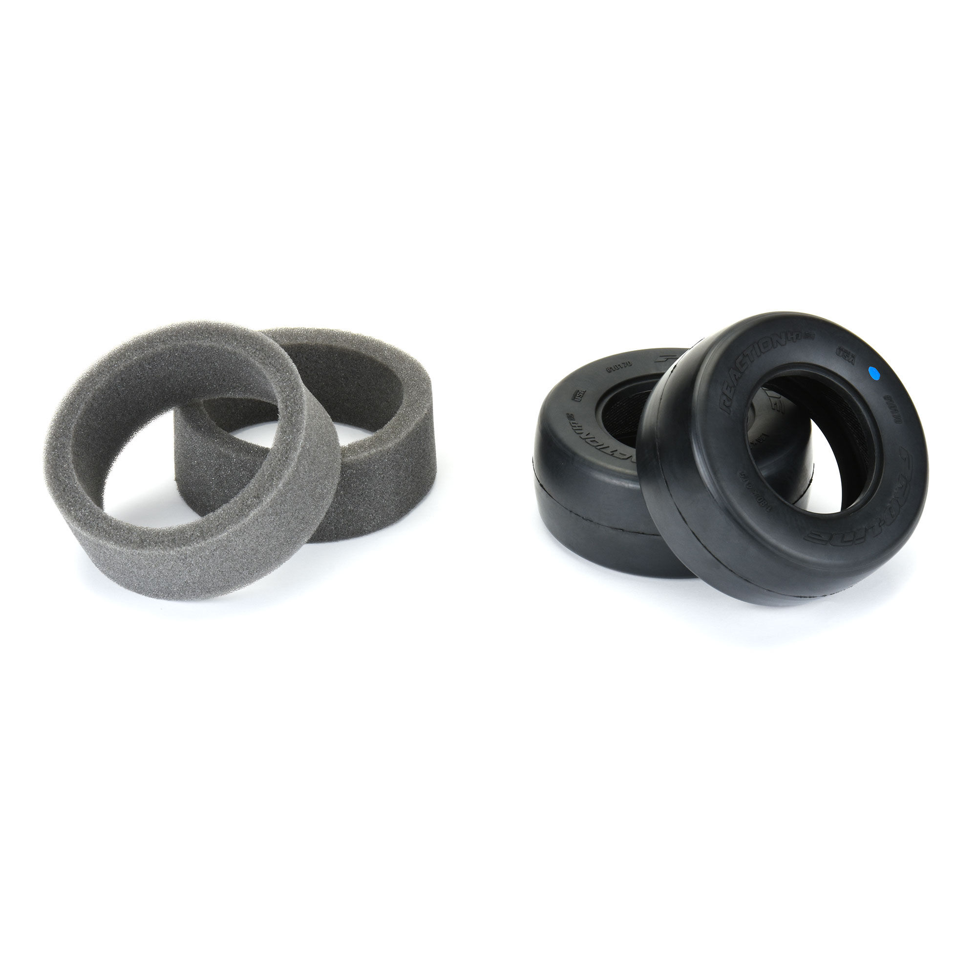 1/10 Reaction HP Ultra Blue Rear 2.2"/3.0" Drag Tires (2)-3