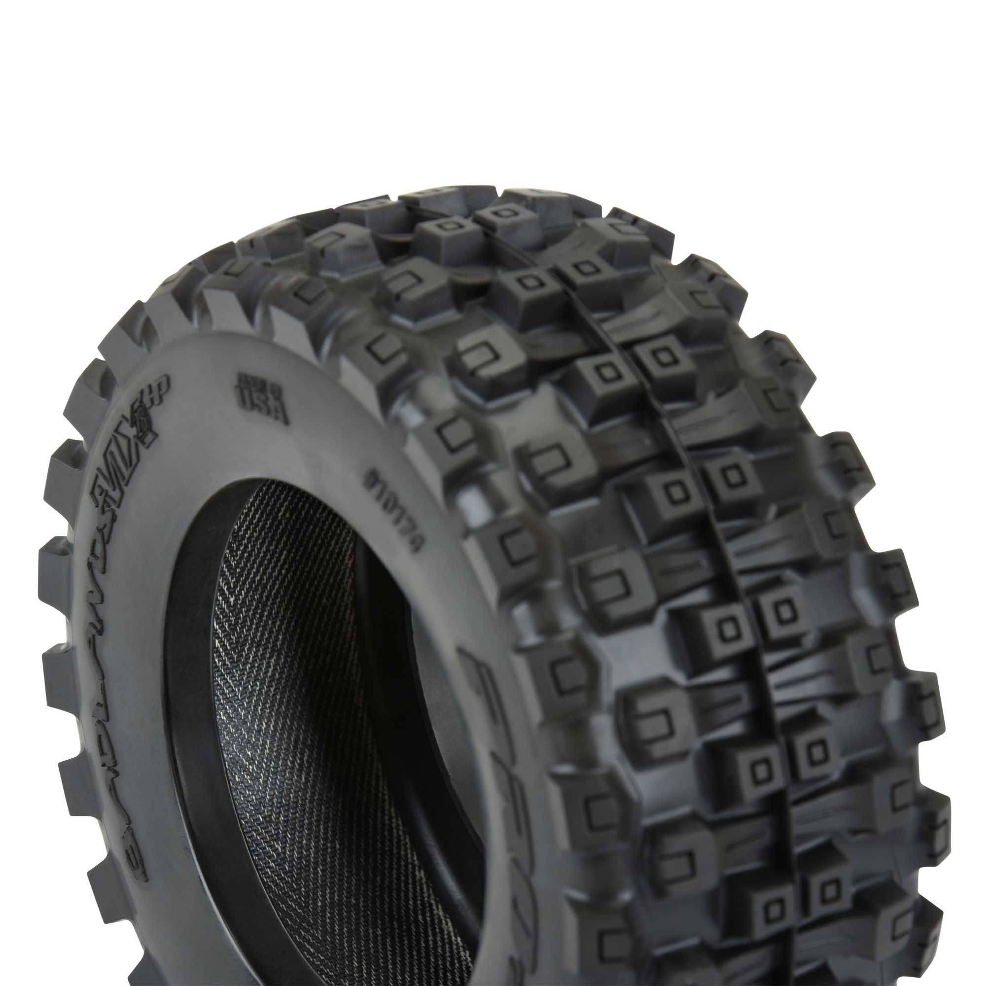 1/10 Badlands MX28 BELTED F/R 2.8" MT Tres Mounted 12mm Blk-5