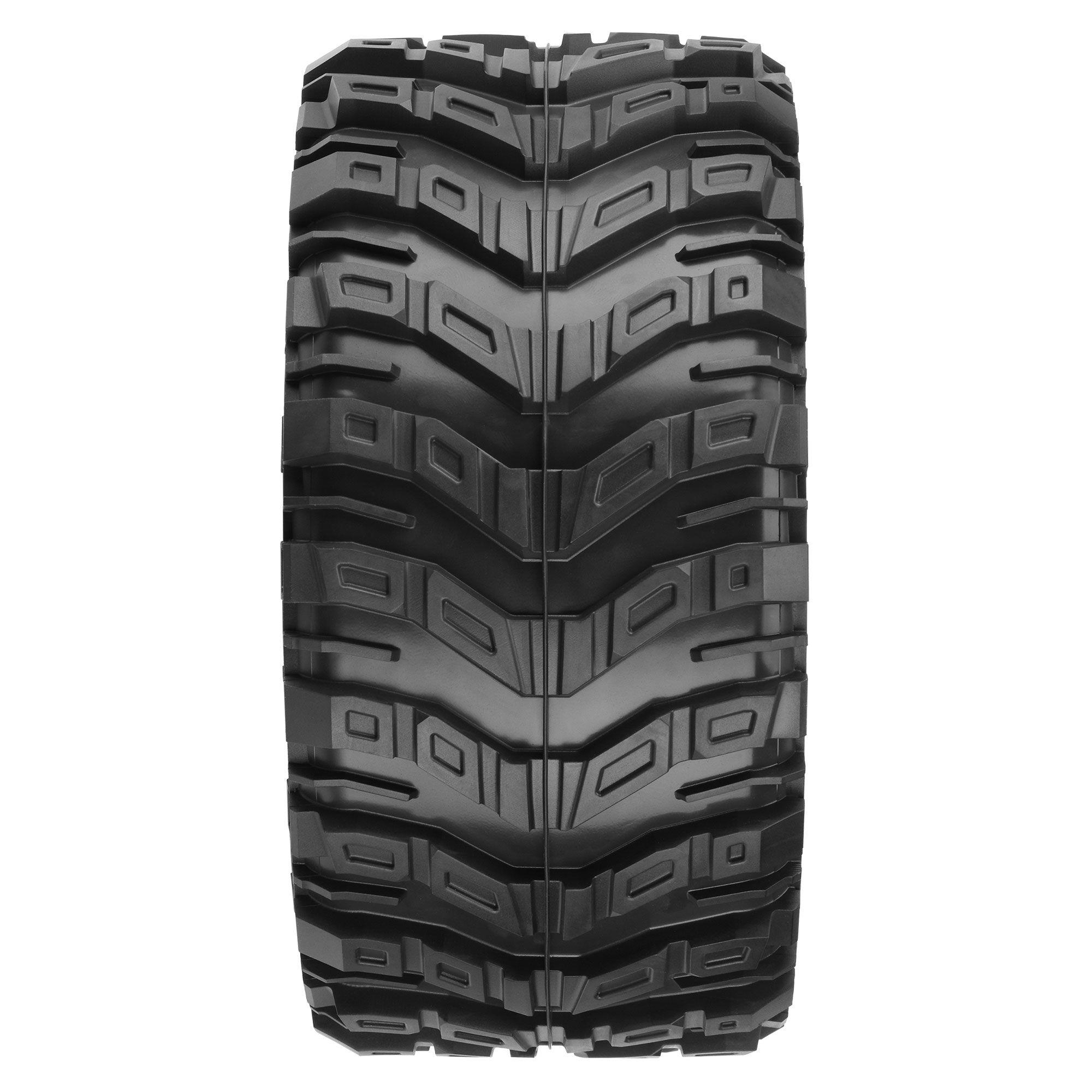 1/6 Masher X HP BELTED Front/Rear 5.7" Tires Mounted on Raid-2