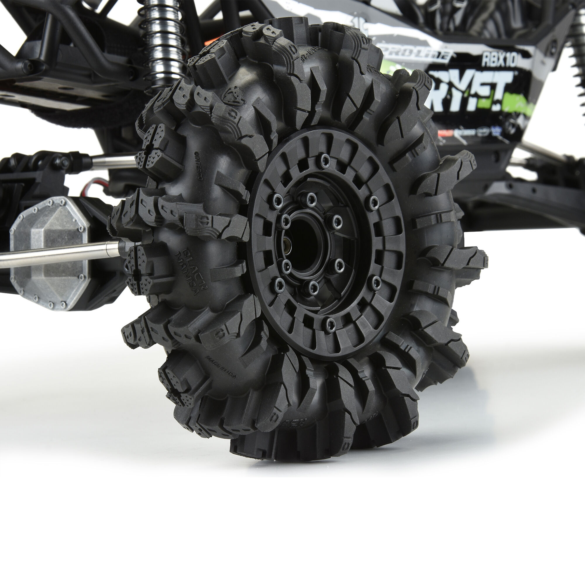 1/10 Interco Black Mamba Front/Rear 2.6" Mud Truck Tires (2)-5