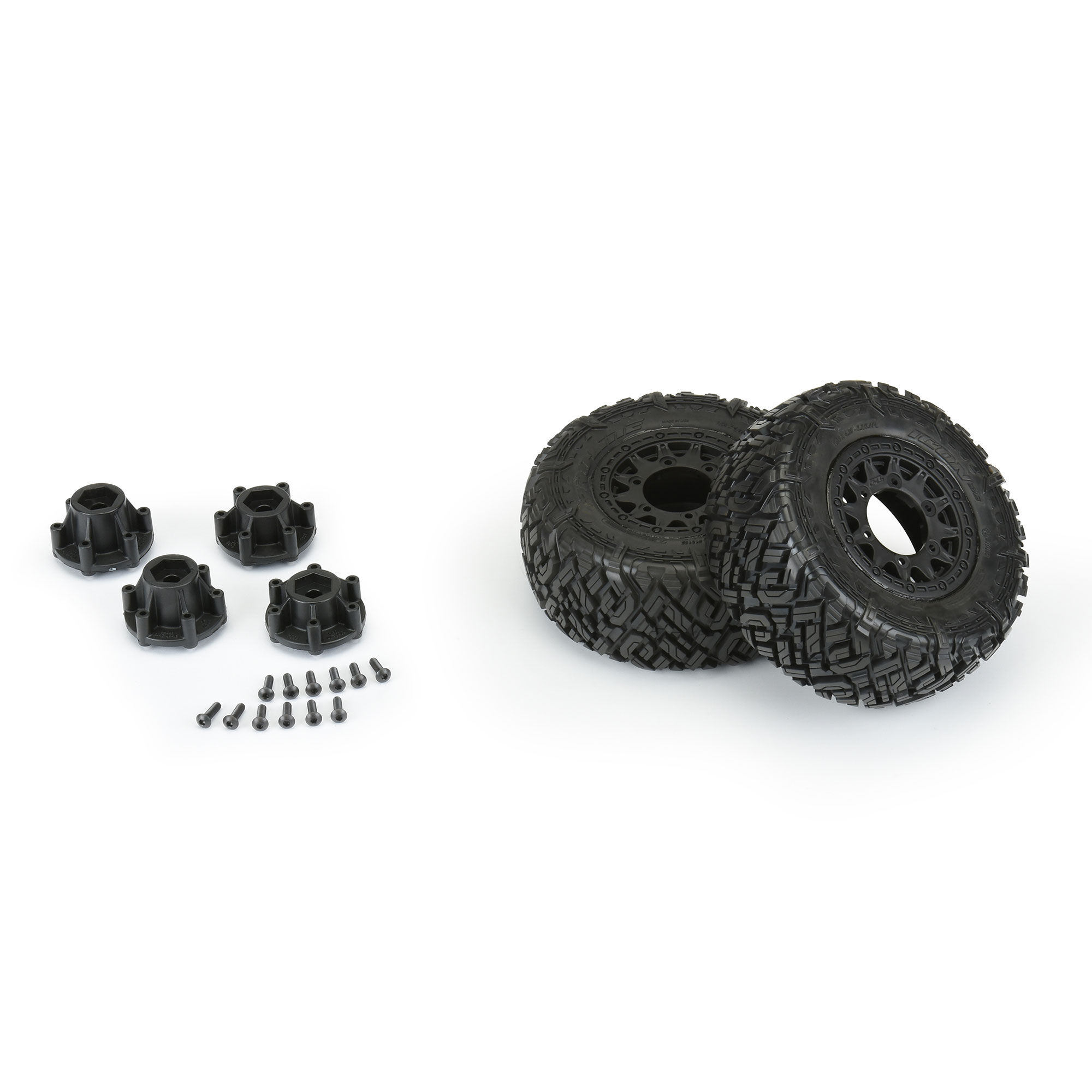 1/10 Icon M2 Front/Rear 2.2"/3.0" SC Mounted 12mm Blk Raid (-3