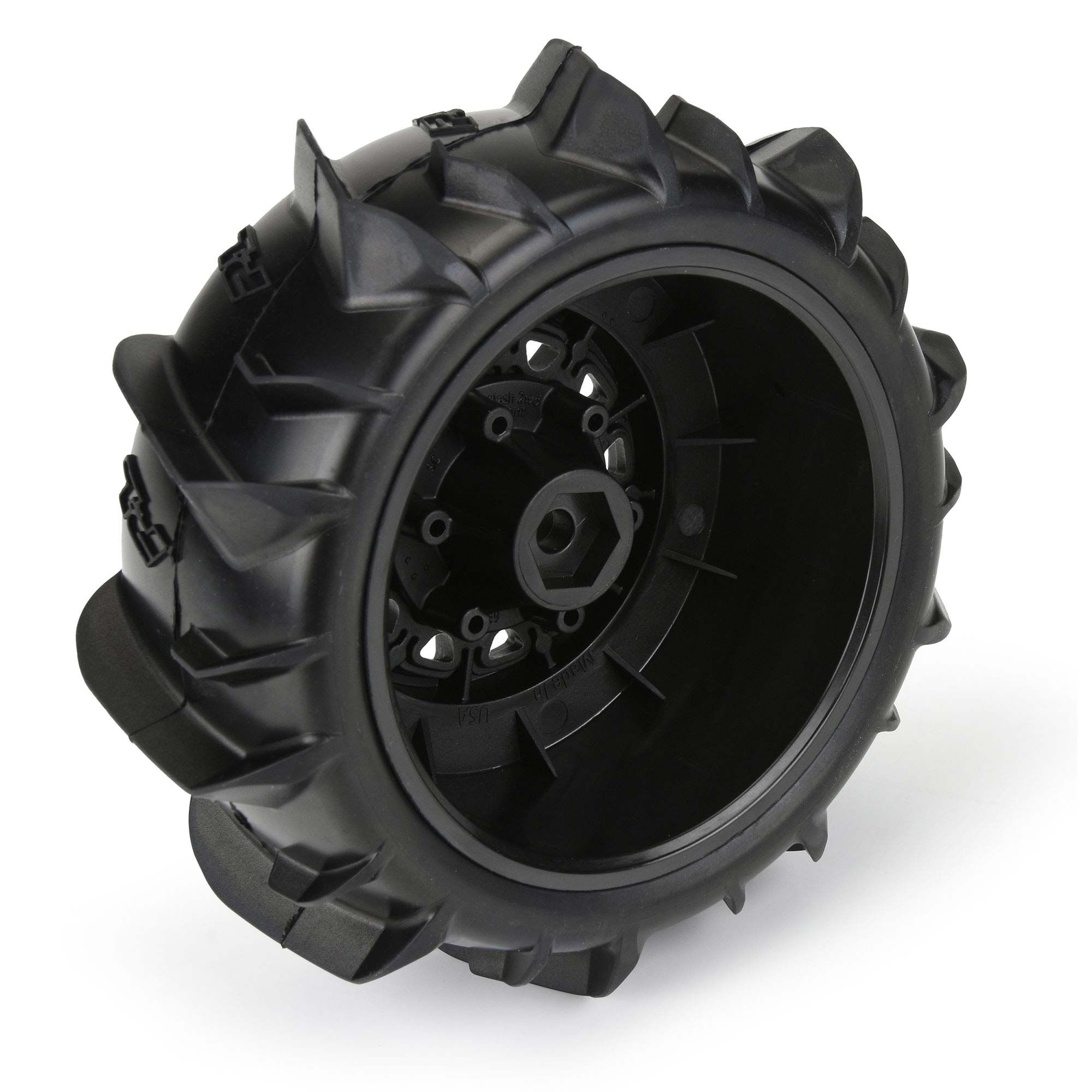 1/10 Dumont Front/Rear 2.2"/3.0" SC Mounted 12mm Black Raid-4