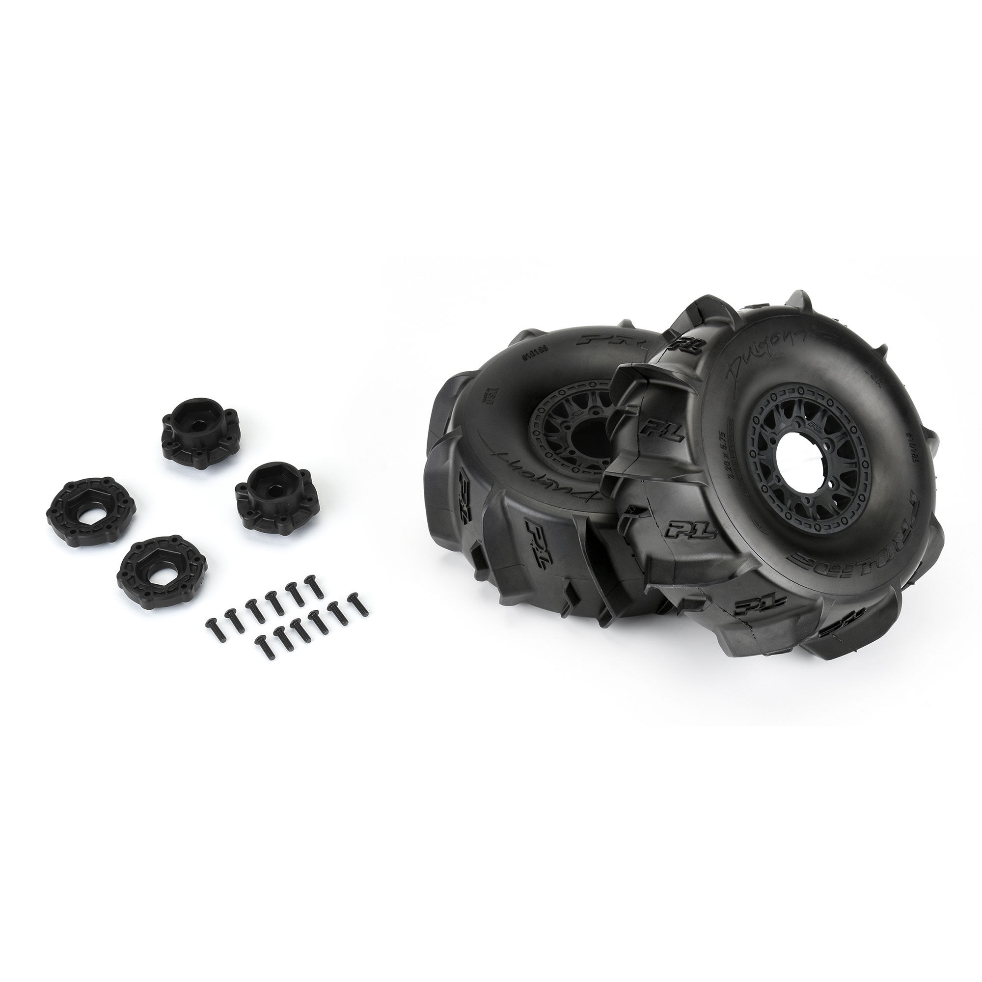 Dumont Sand/Snow Tires Mounted on Raid Black 6x30 Removable-3